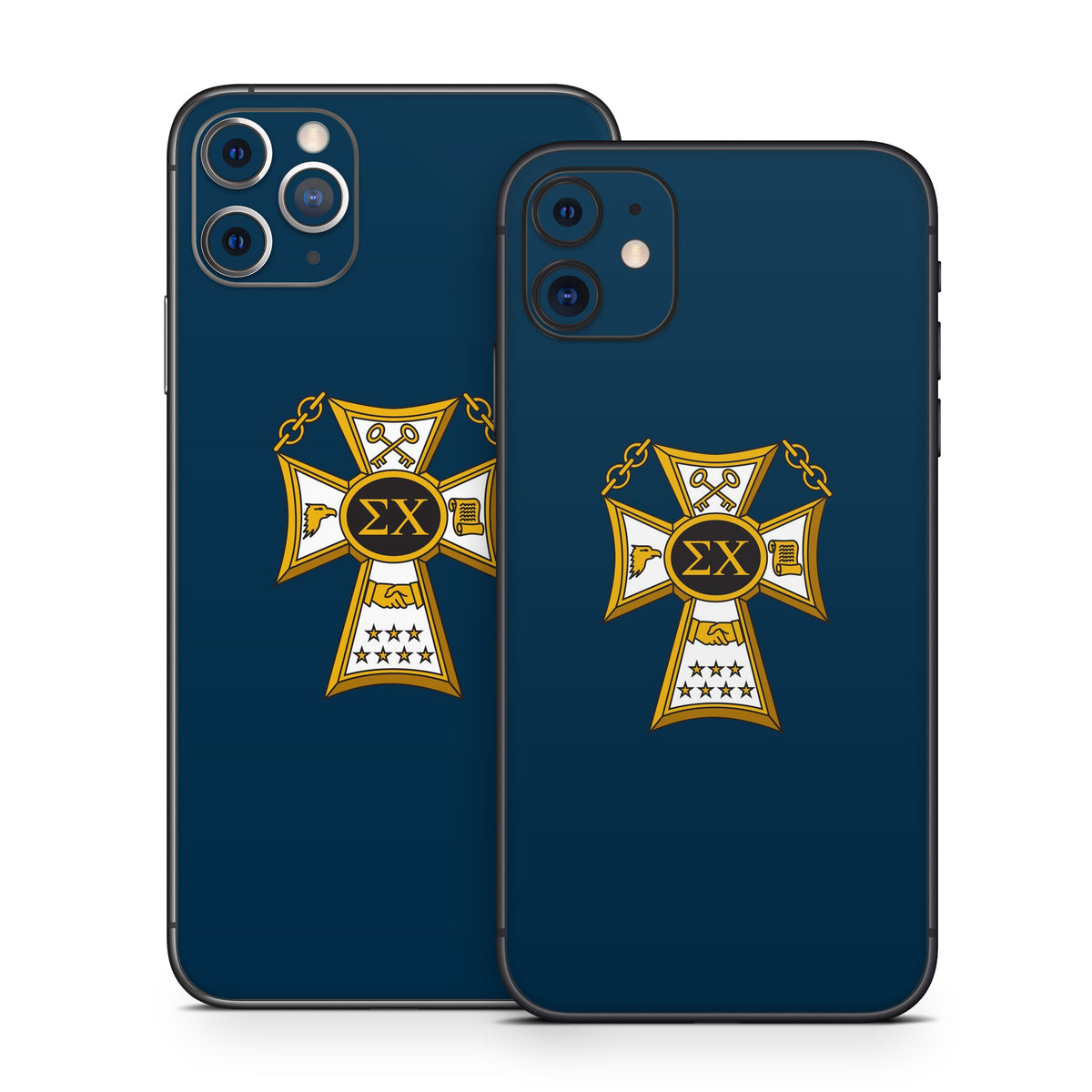 Sigma Chi Badge Navy - Apple iPhone 11 Skin