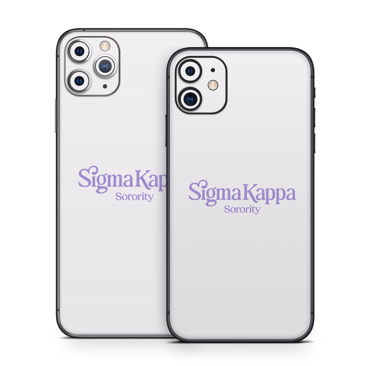 Sigma Kappa Sorority Logo Legacy Lavender on Dove Love - Apple iPhone 11 Skin