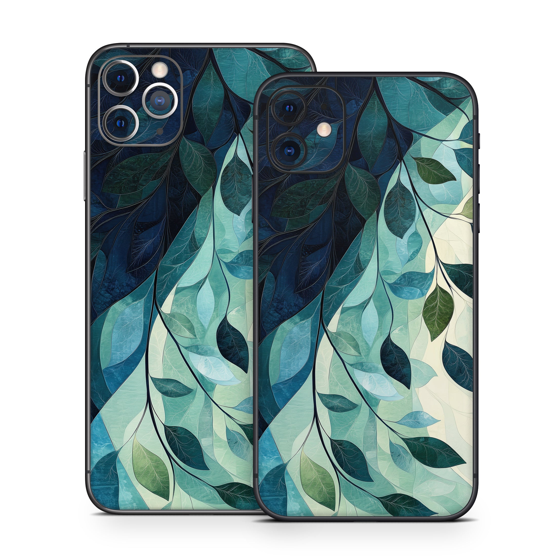 Teal and Indigo - Apple iPhone 11 Skin