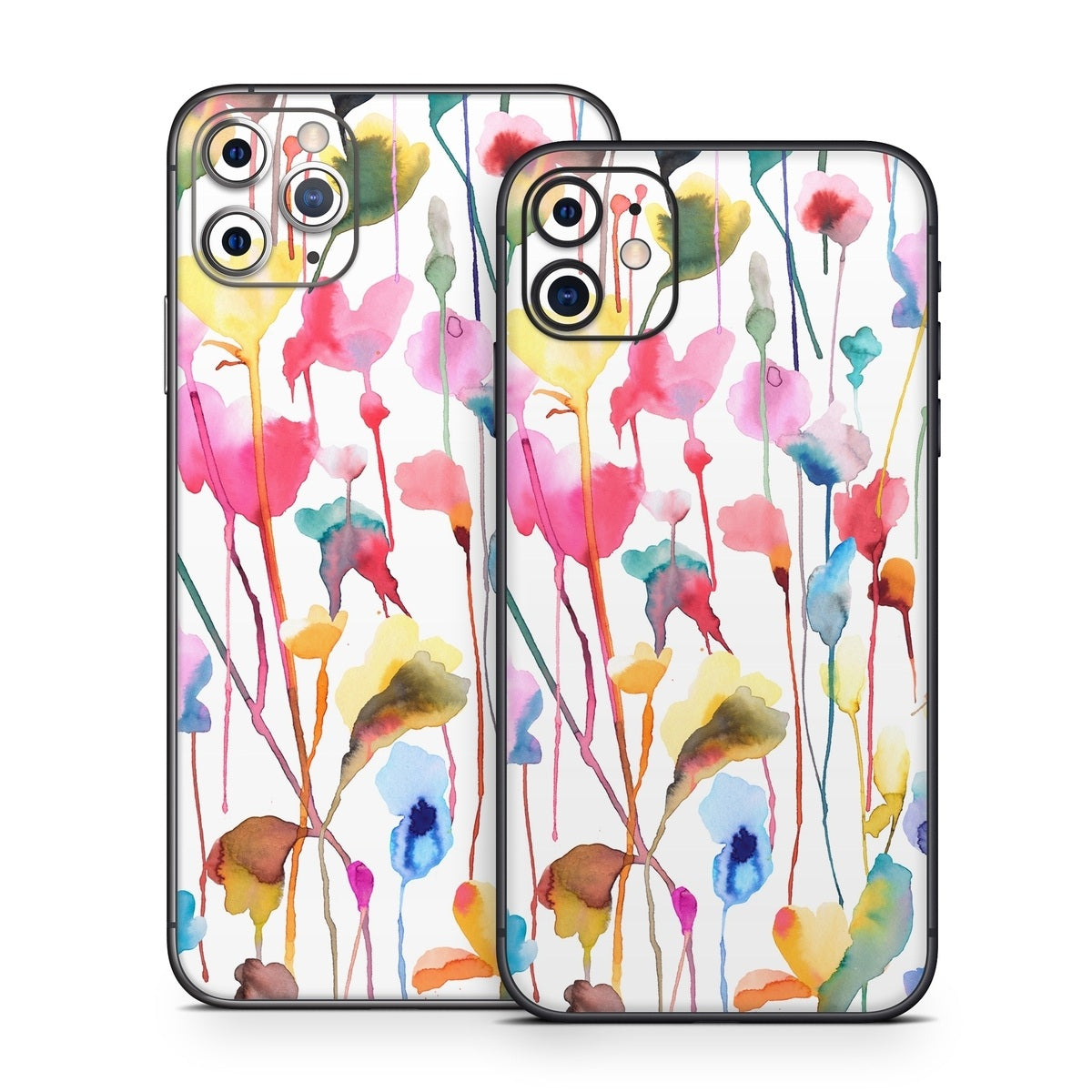 Watercolor Wild Flowers - Apple iPhone 11 Skin