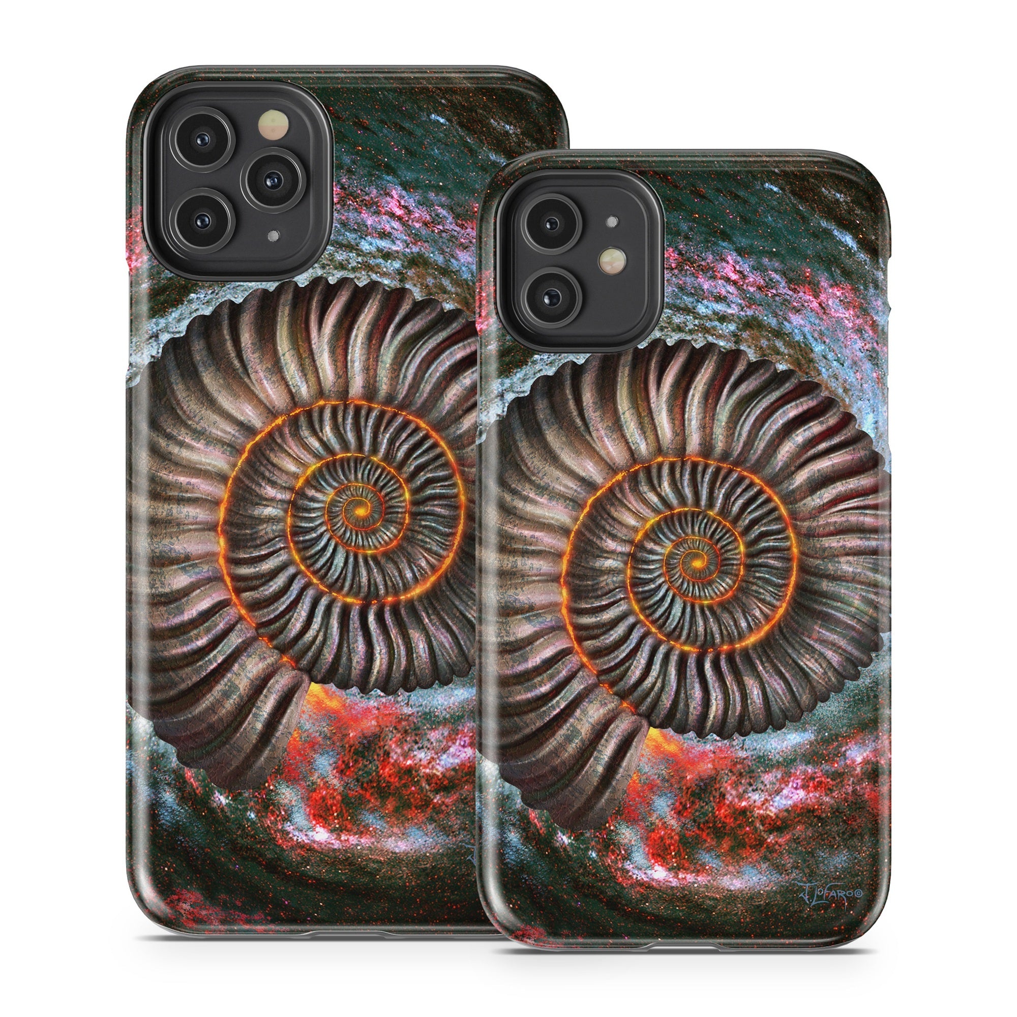 Ammonite Galaxy - Apple iPhone 11 Tough Case