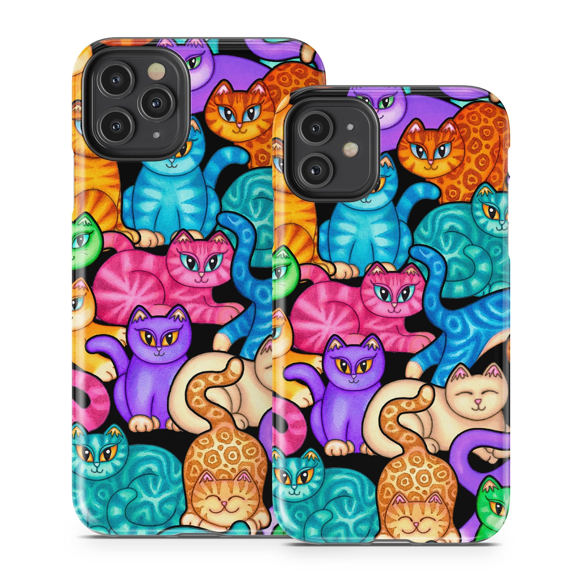 Colorful Kittens - Apple iPhone 11 Tough Case