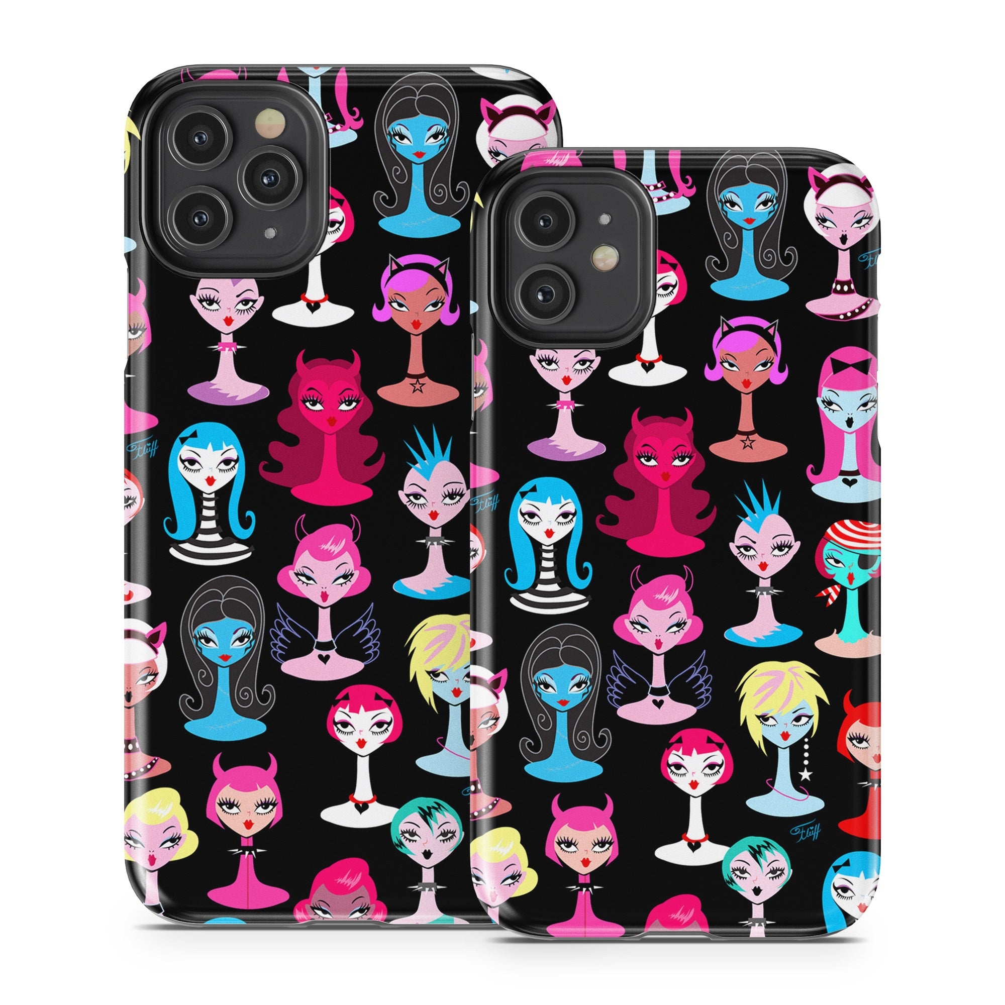Punky Goth Dollies - Apple iPhone 11 Tough Case