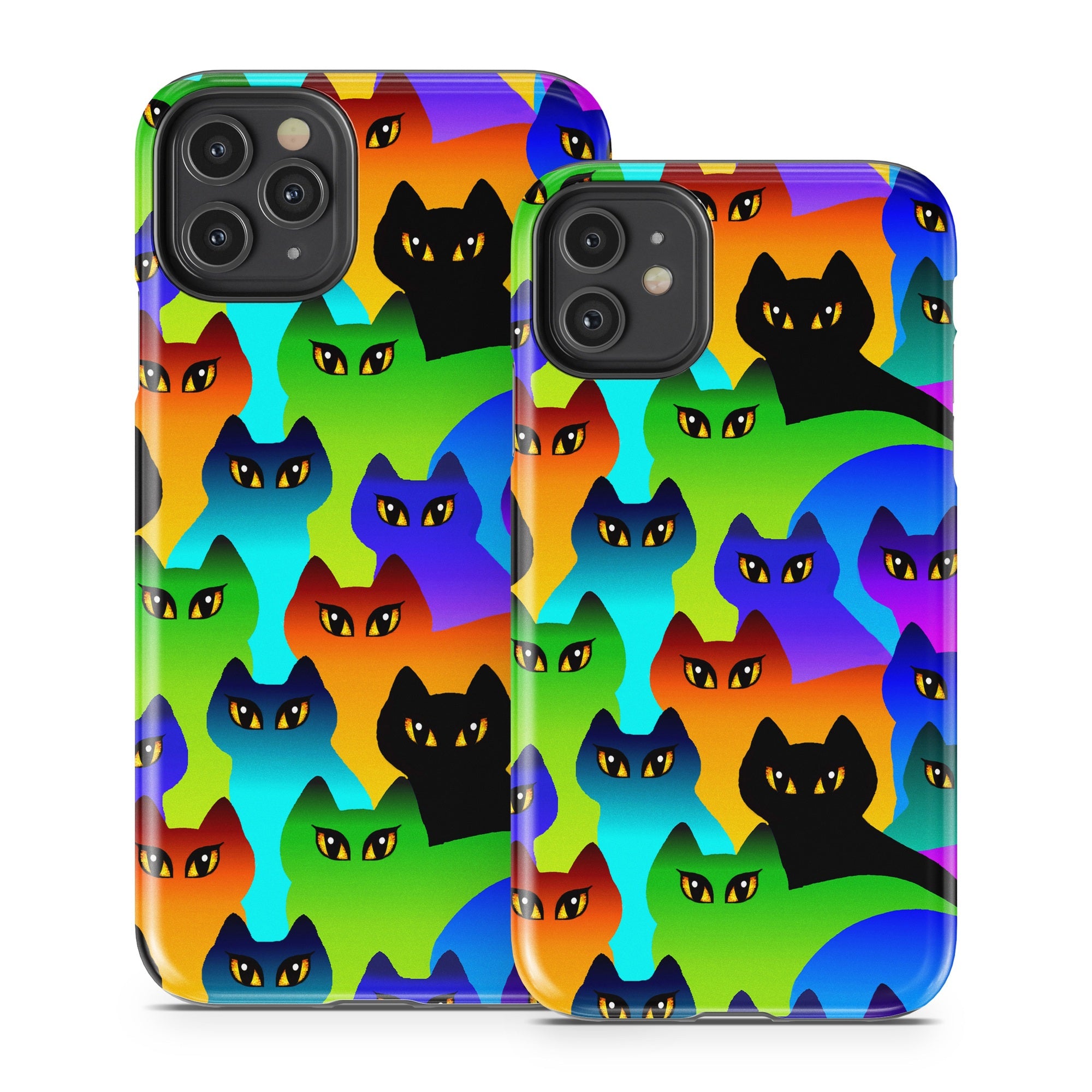 Rainbow Cats - Apple iPhone 11 Tough Case