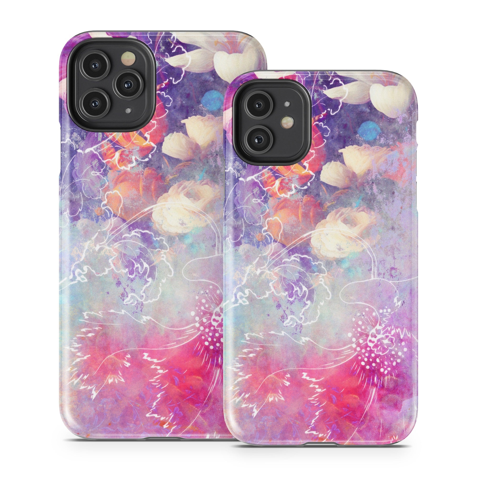 Sketch Flowers Lily - Apple iPhone 11 Tough Case