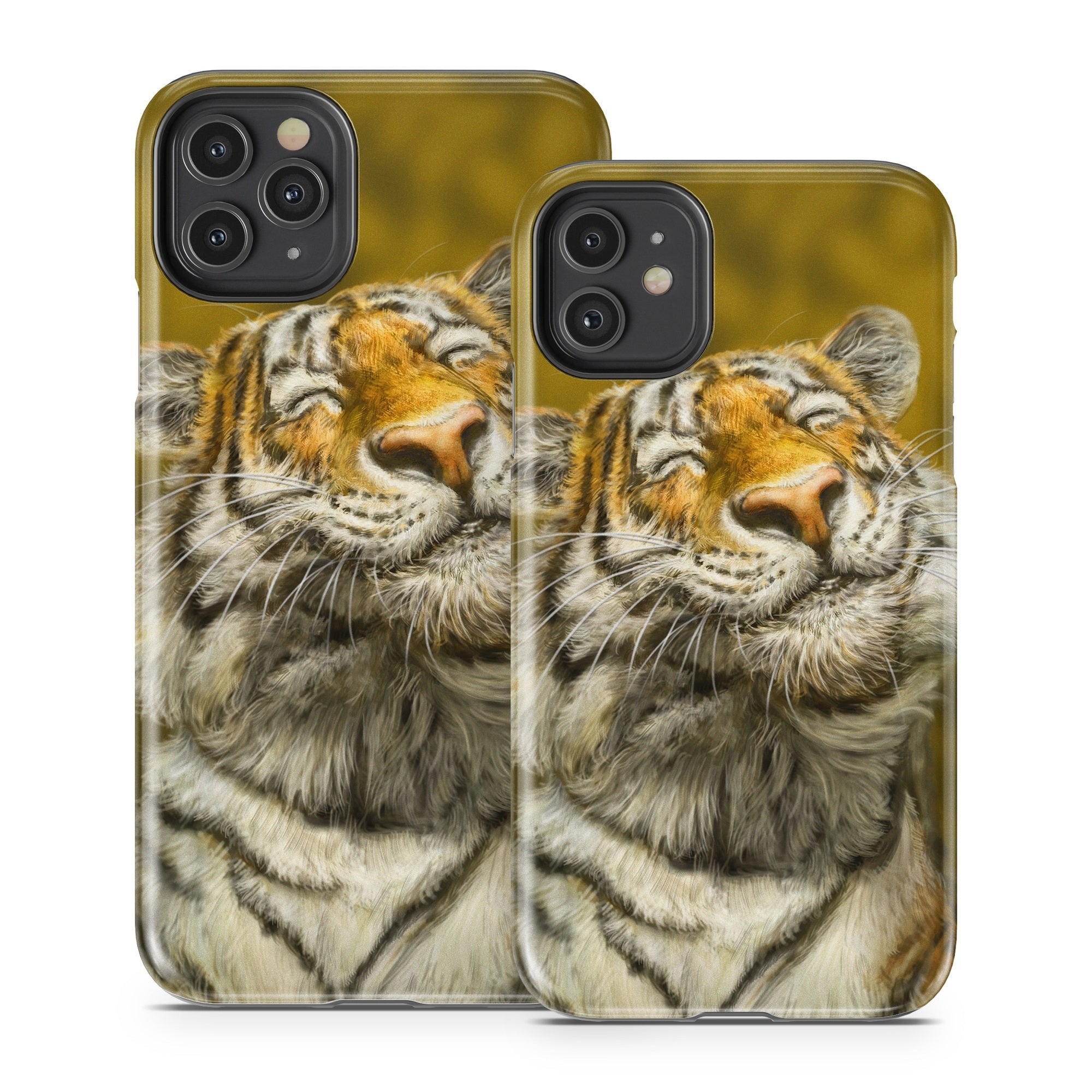 Smiling Tiger - Apple iPhone 11 Tough Case