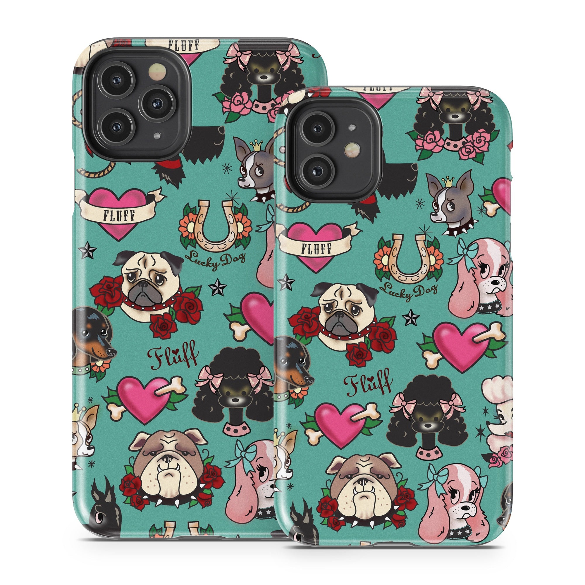 Tattoo Dogs - Apple iPhone 11 Tough Case