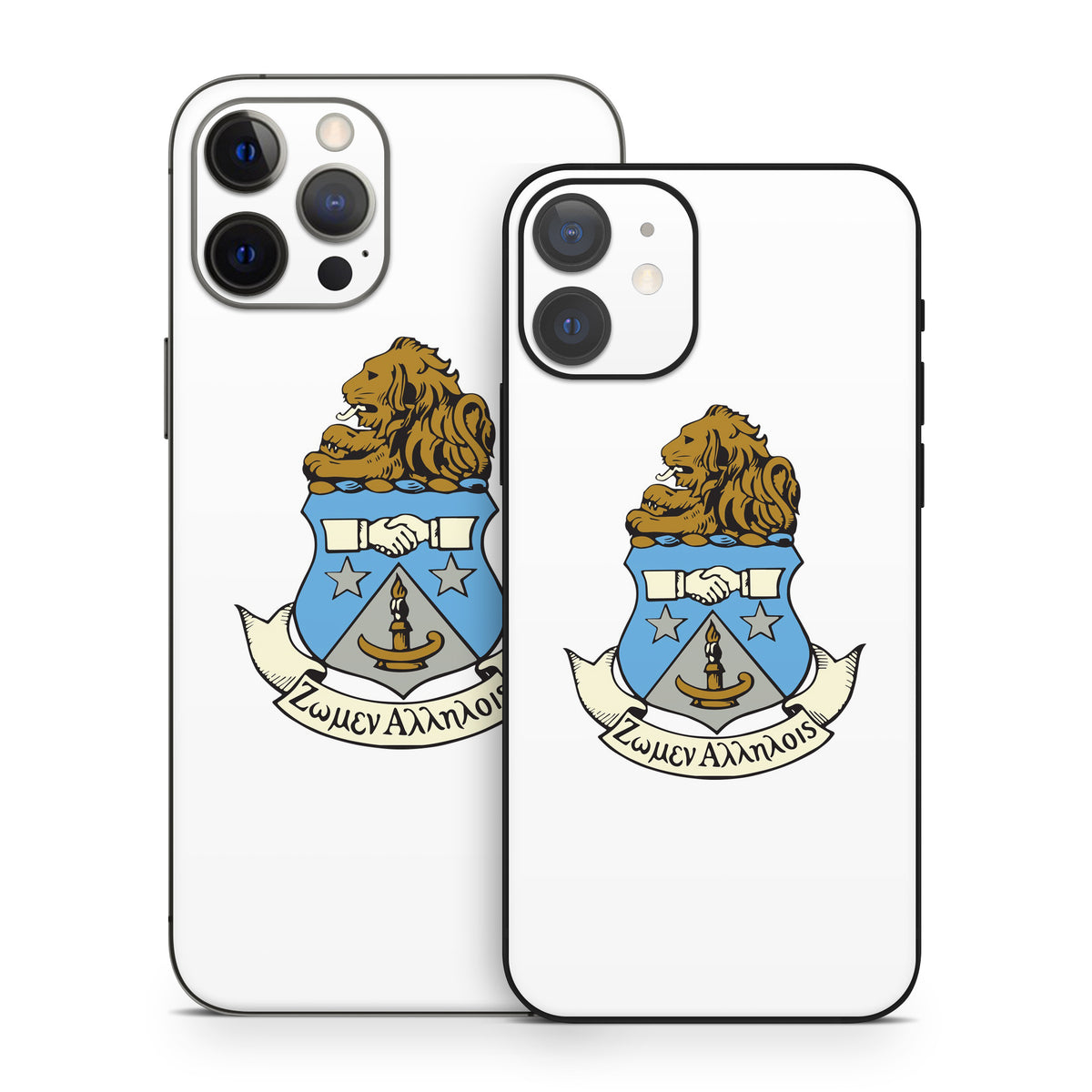 Alpha Delta Pi Crest White - Apple iPhone 12 Skin