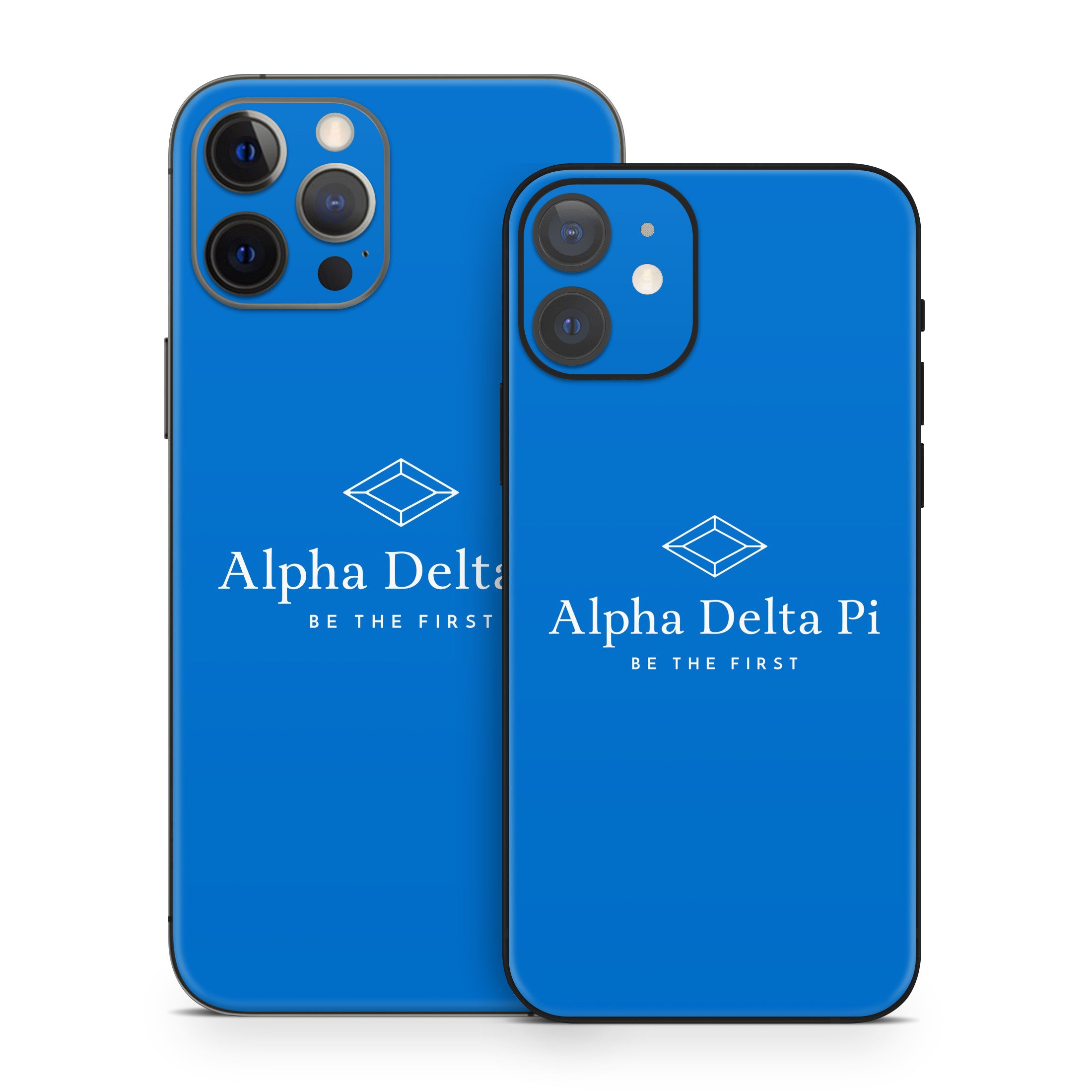 Alpha Delta Pi Primary Logo Azure - Apple iPhone 12 Skin