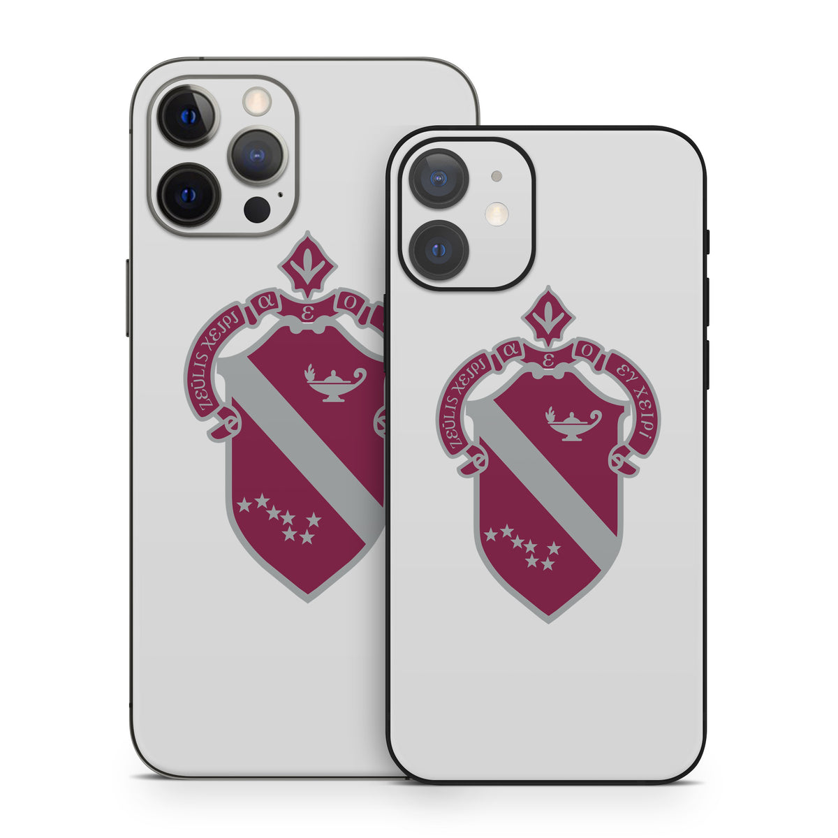 Alpha Phi Crest Silver - Apple iPhone 12 Skin