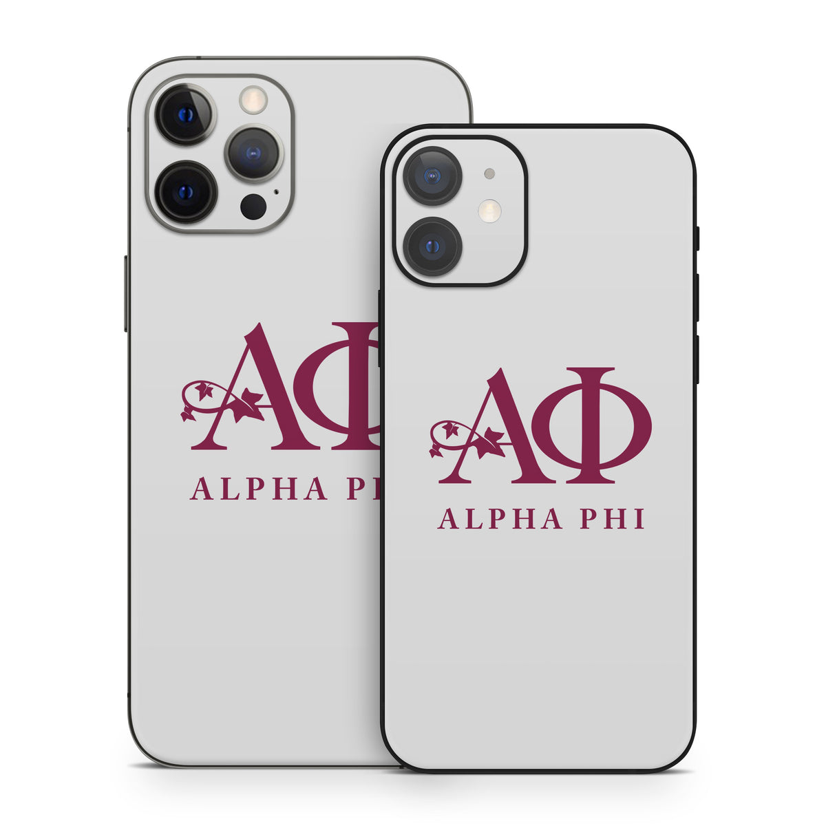 Alpha Phi Silver - Apple iPhone 12 Skin