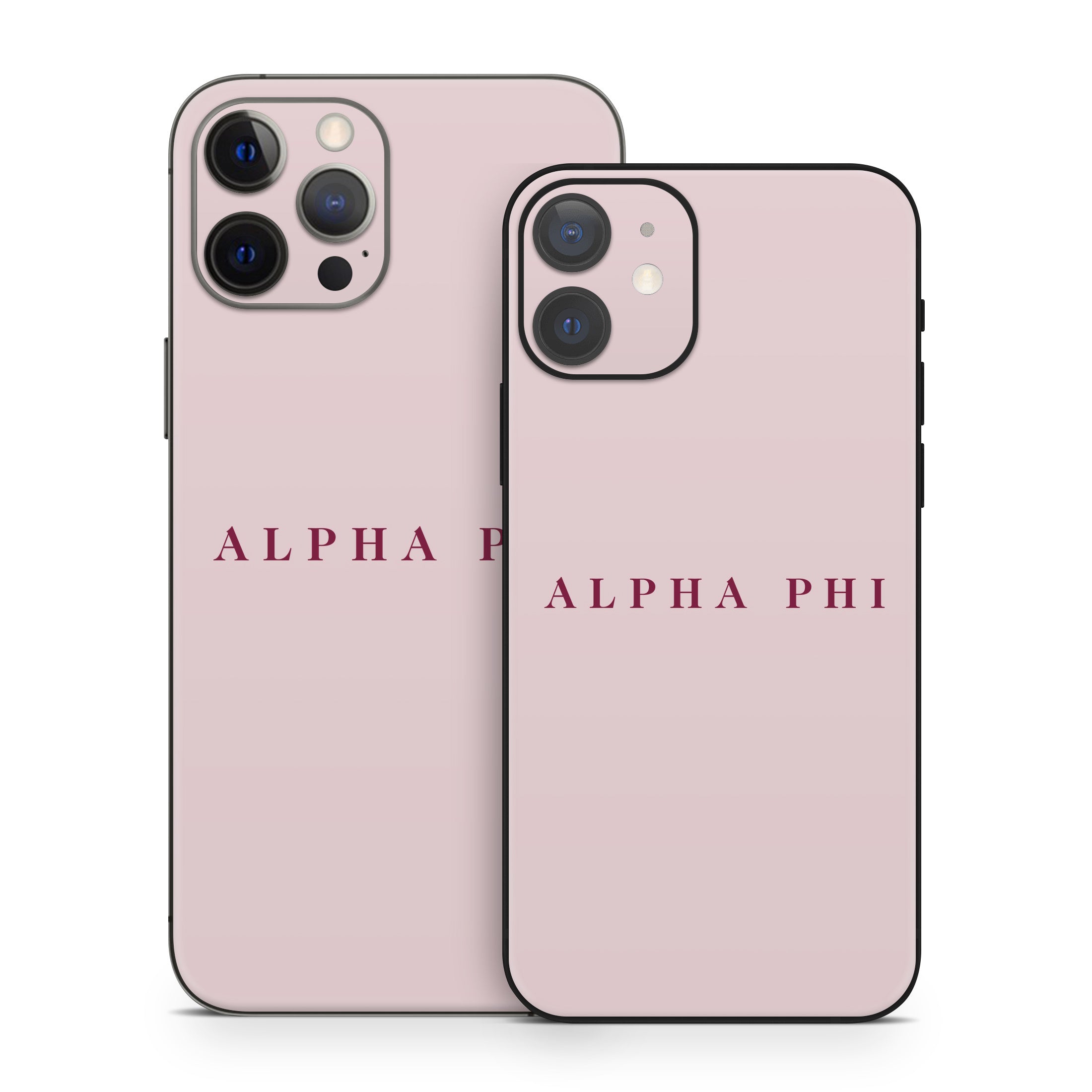 Alpha Phi Wordmark Ivory - Apple iPhone 12 Skin