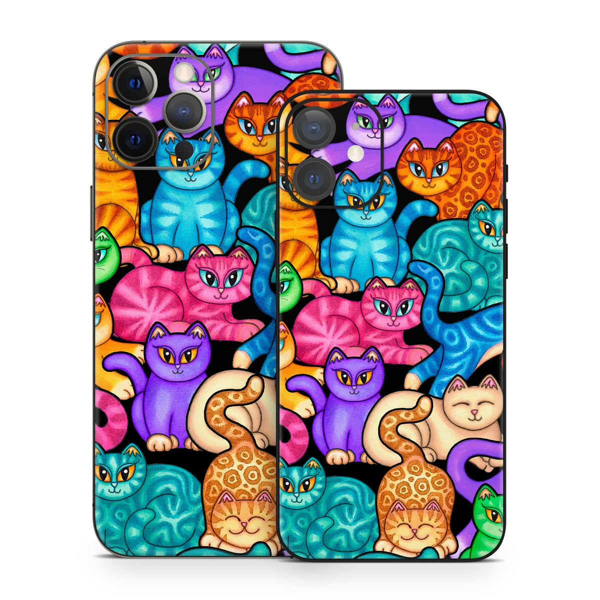 Colorful Kittens - Apple iPhone 12 Skin
