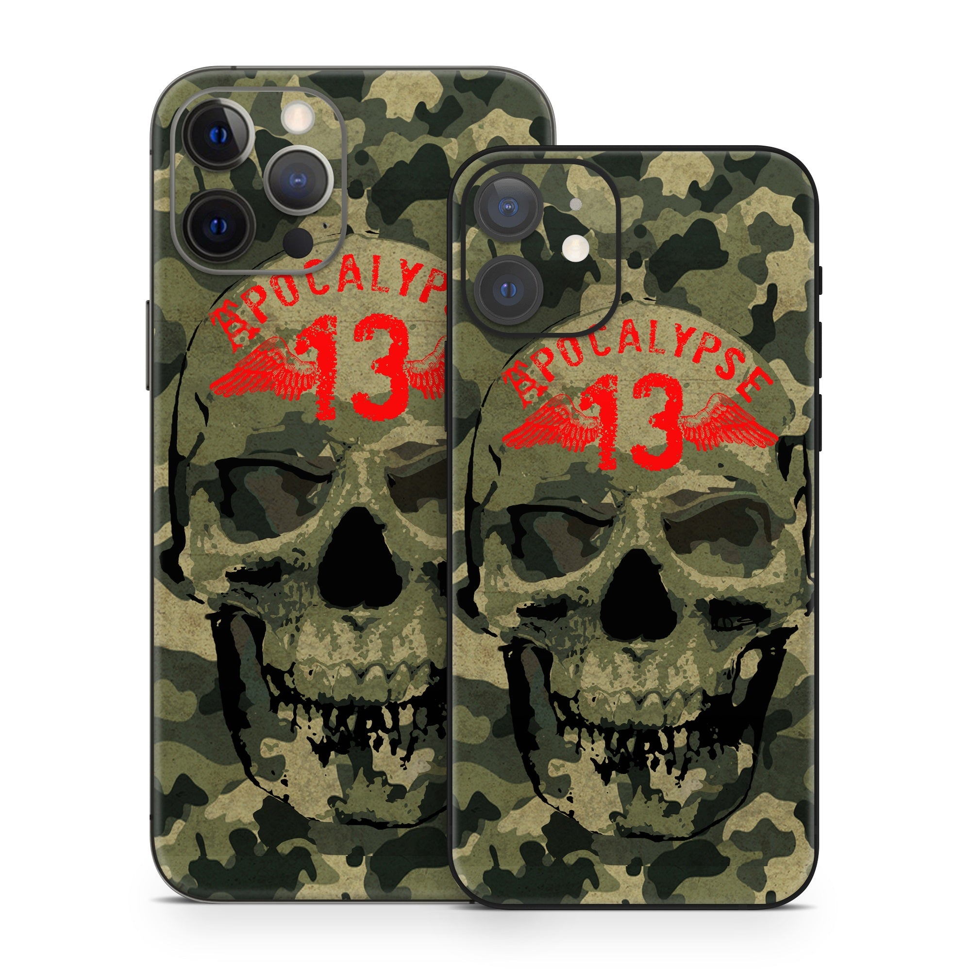 Camo Skull - Apple iPhone 12 Skin