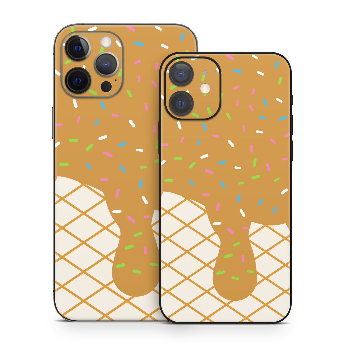 Caramel Ice Cream Drip - Apple iPhone 12 Skin