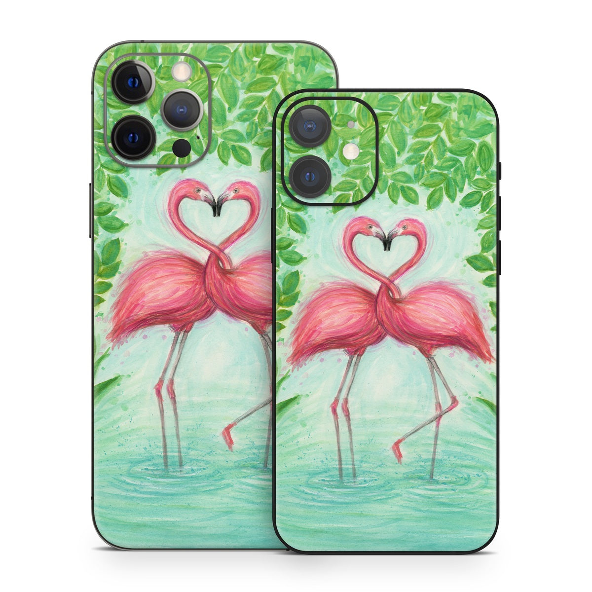 Flamingo Love - Apple iPhone 12 Skin