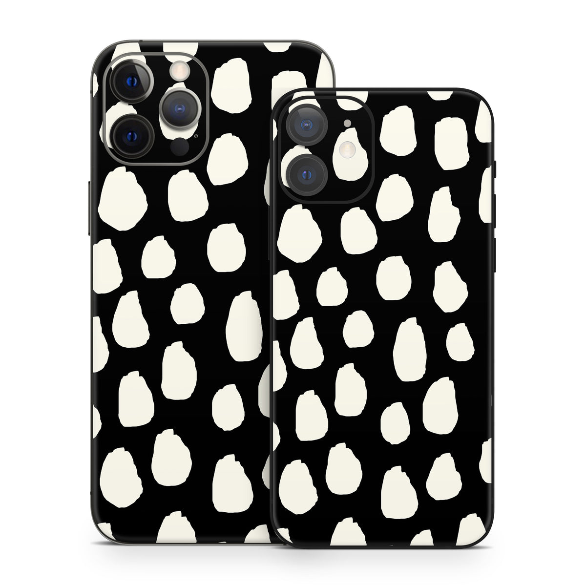 Inky Spots Black - Apple iPhone 12 Skin