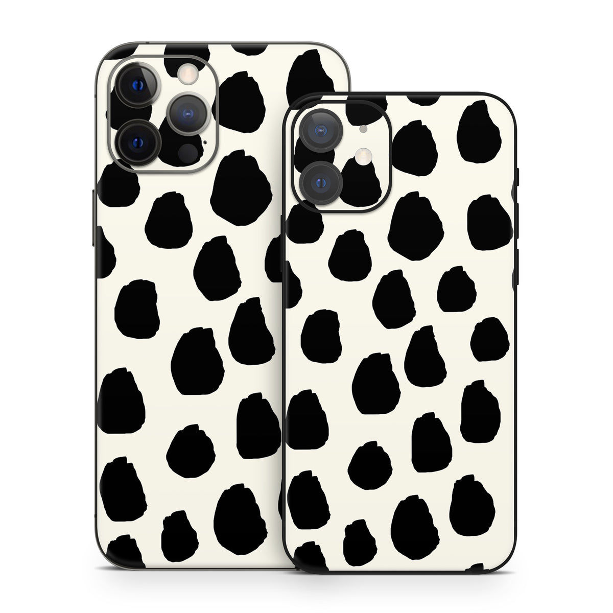 Inky Spots Cream - Apple iPhone 12 Skin