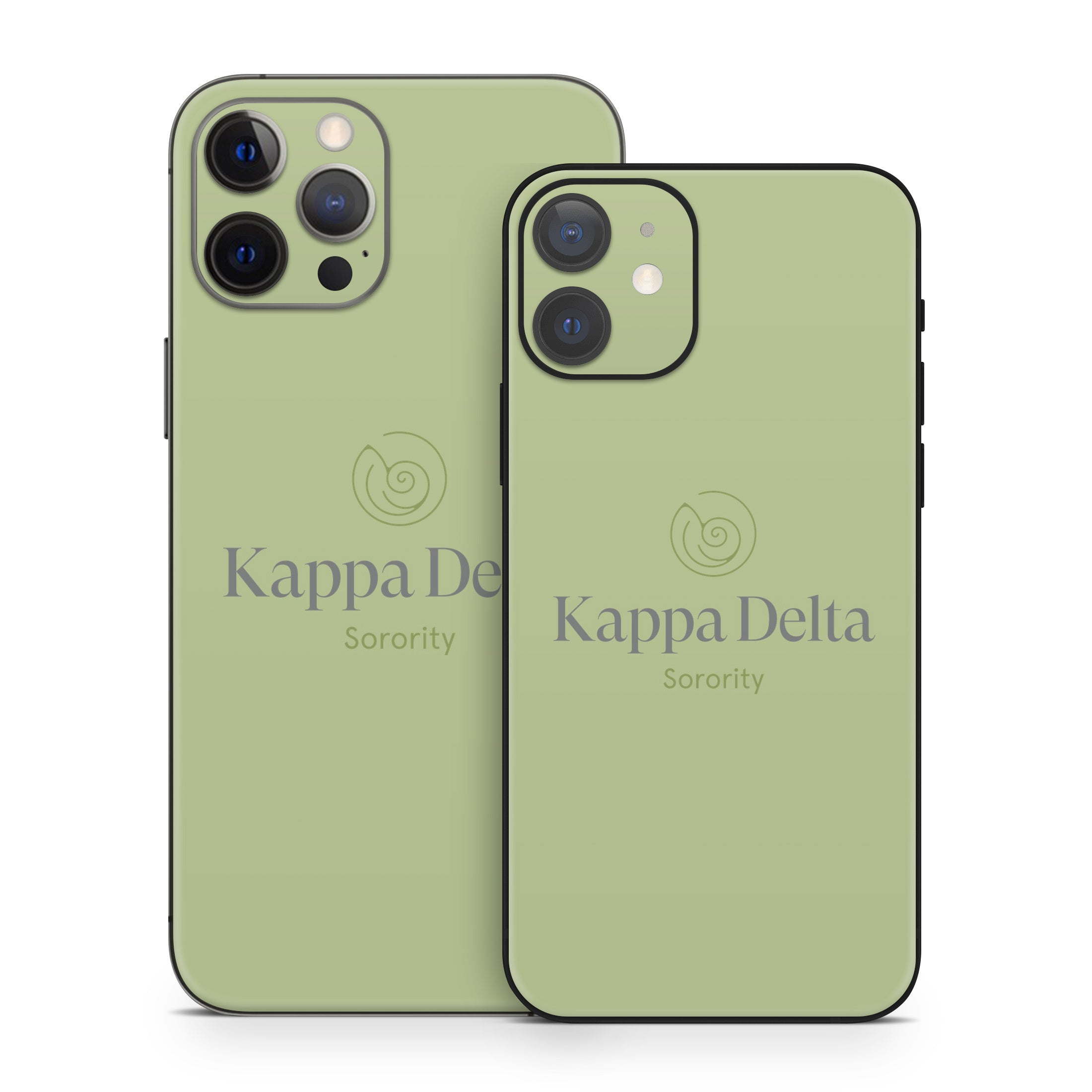 Kappa Delta Primary Logo Light Olive - Apple iPhone 12 Skin