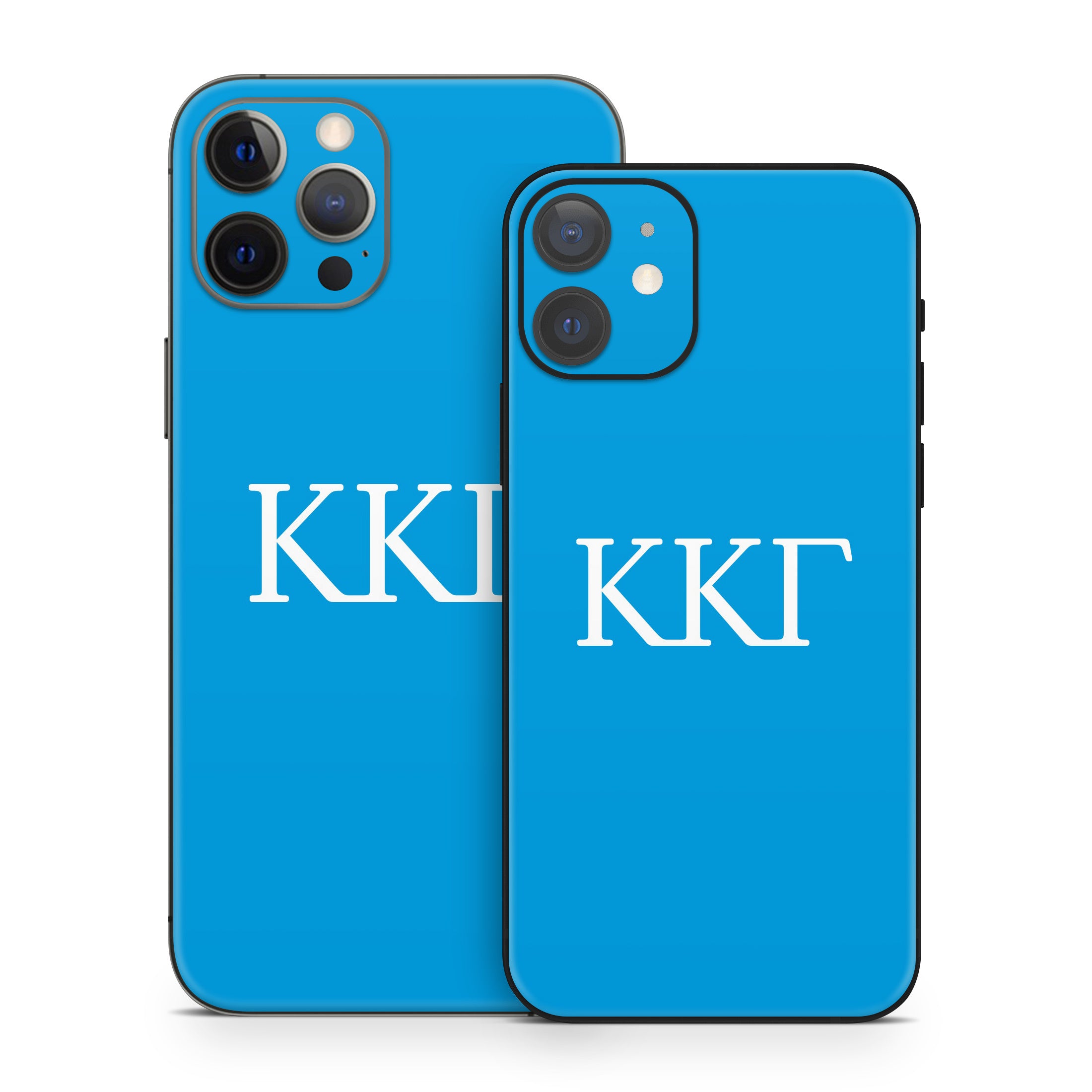Kappa Kappa Gamma Greek Letters Gamma Blue - Apple iPhone 12 Skin