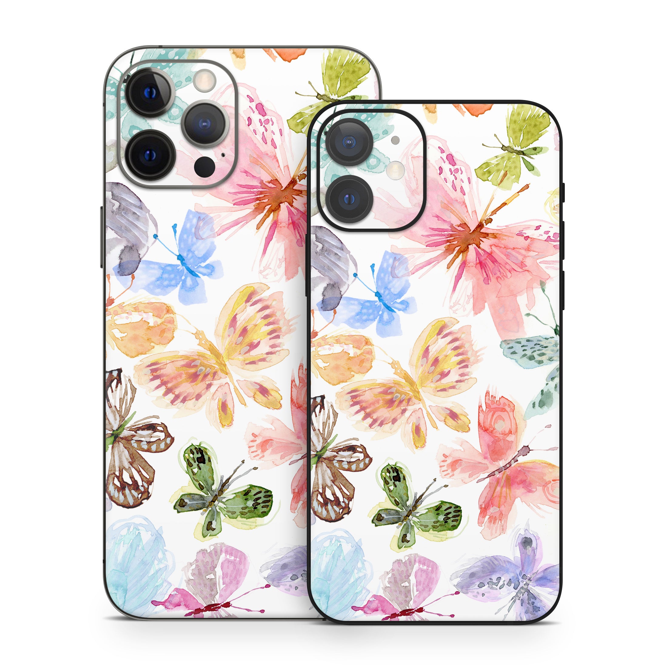 Pastel Butterflies - Apple iPhone 12 Skin
