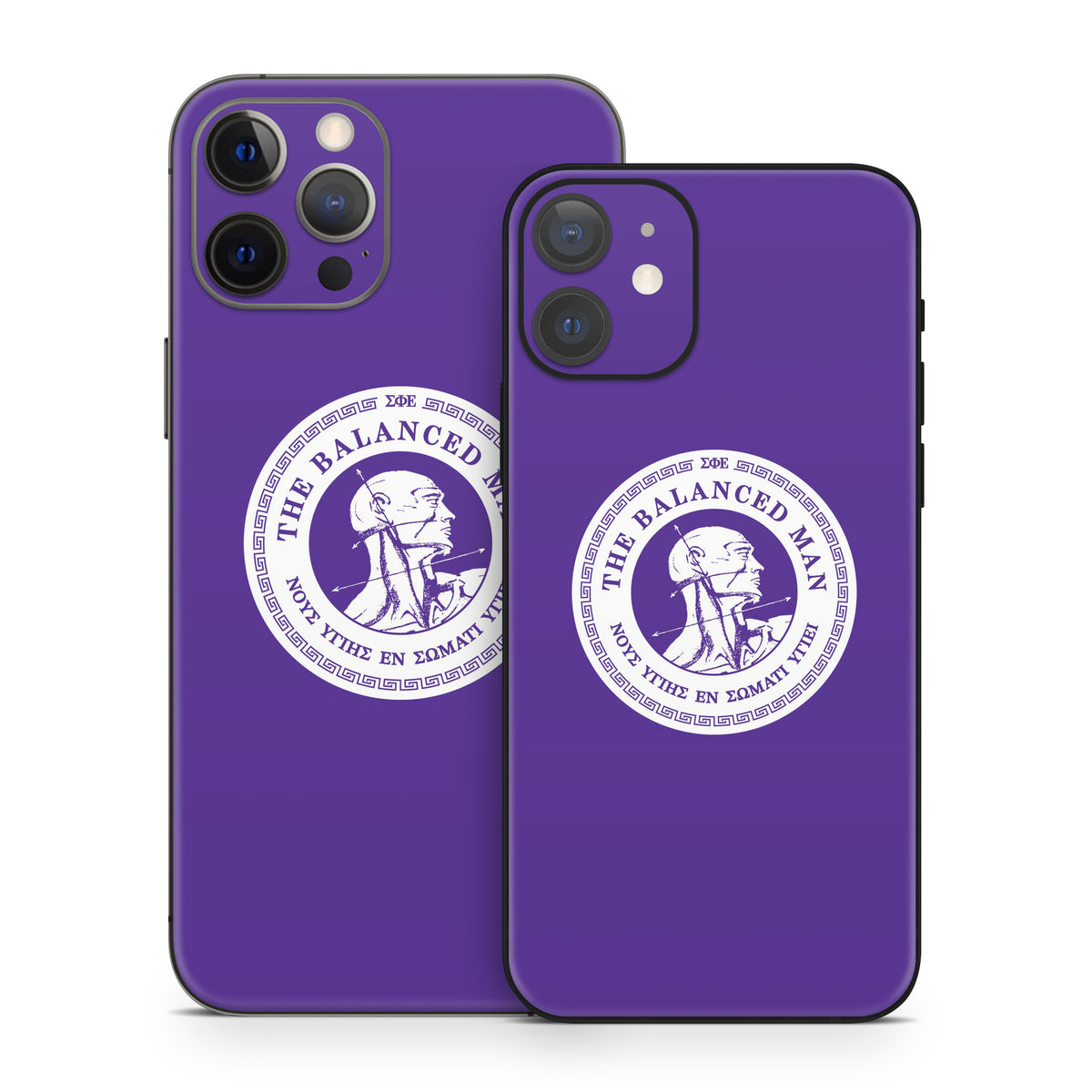 Sigma Phi Epsilon Balanced Man Purple - Apple iPhone 12 Skin