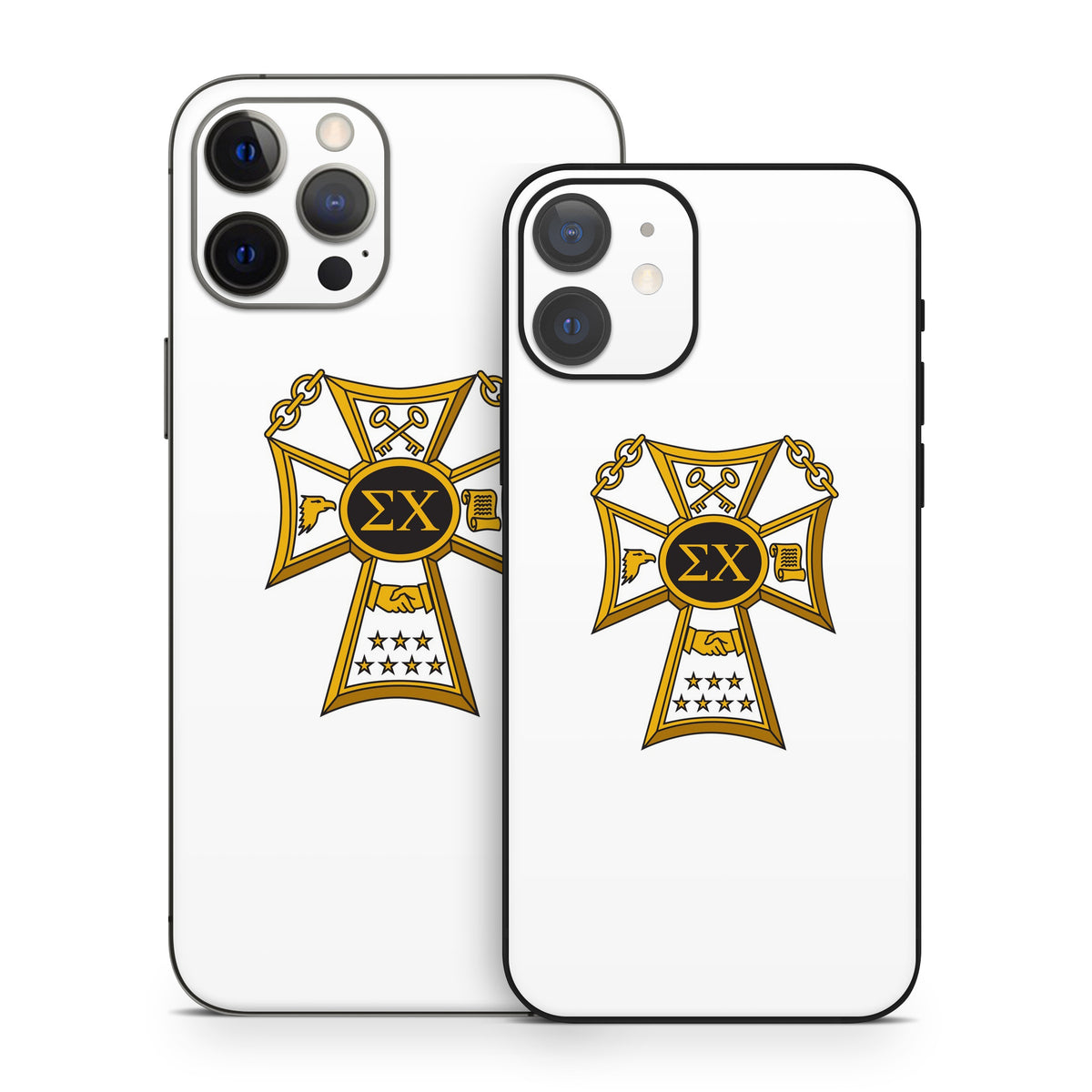 Sigma Chi Badge White - Apple iPhone 12 Skin