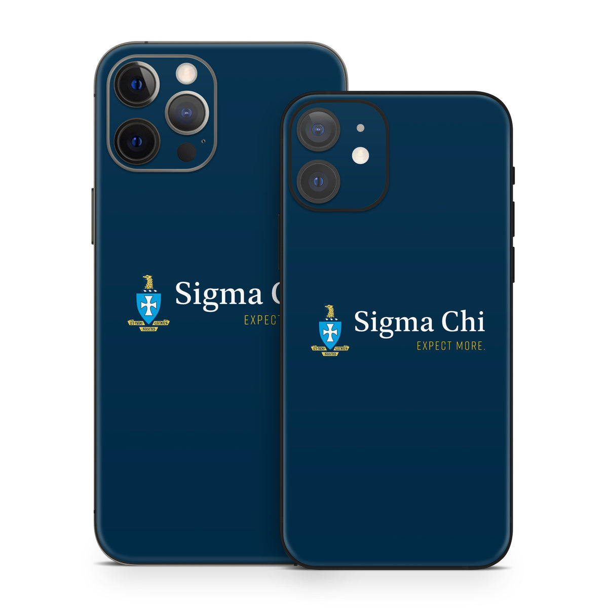 Sigma Chi Logo Navy - Apple iPhone 12 Skin