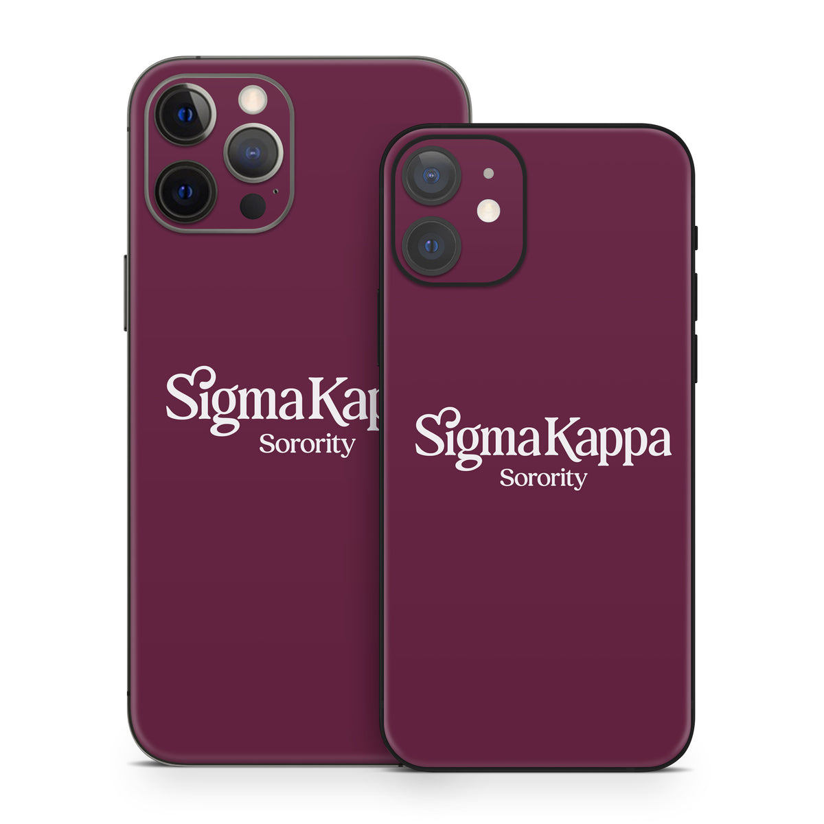 Sigma Kappa Sorority Logo Dove Love on Mary Maroon - Apple iPhone 12 Skin