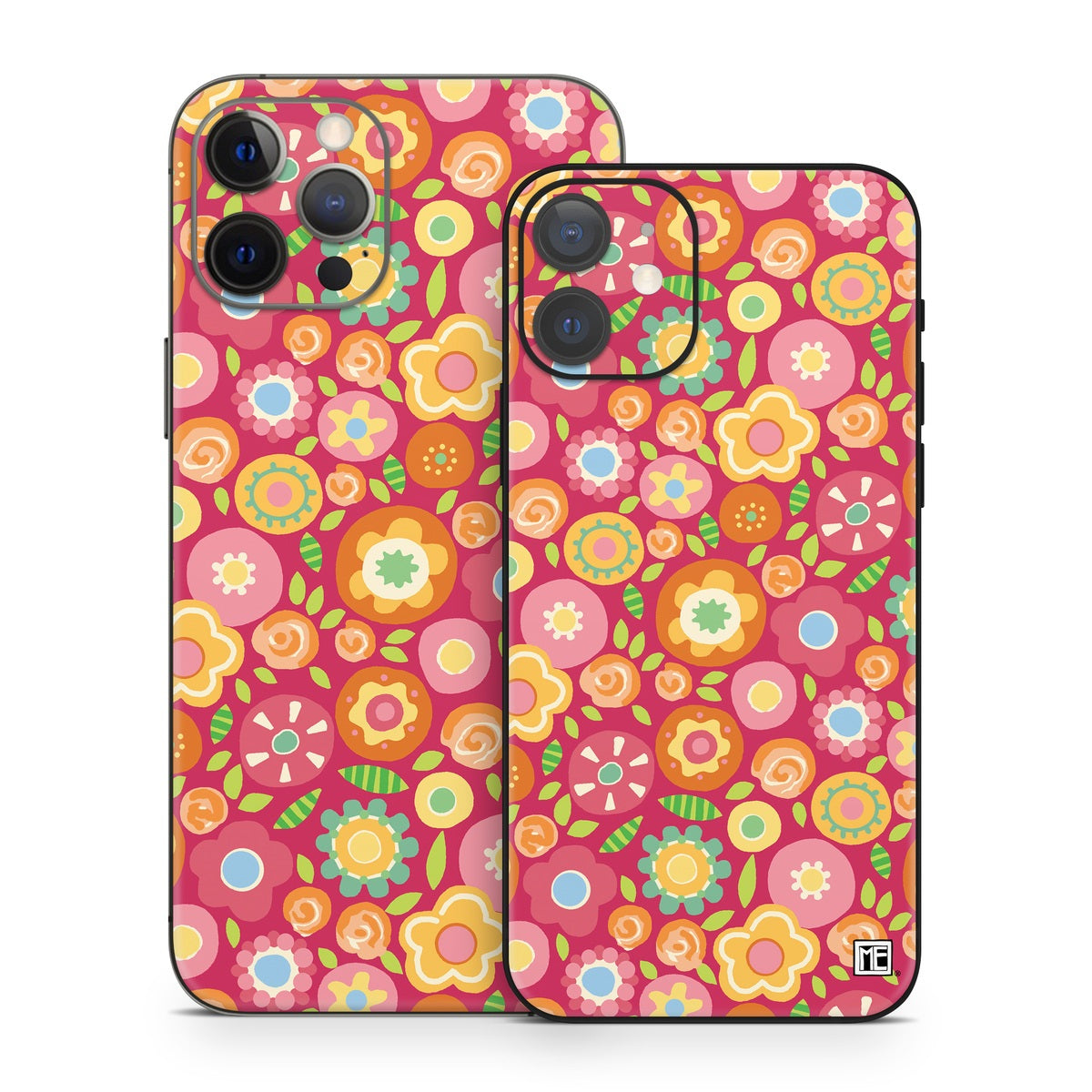 Flowers Squished - Apple iPhone 12 Skin