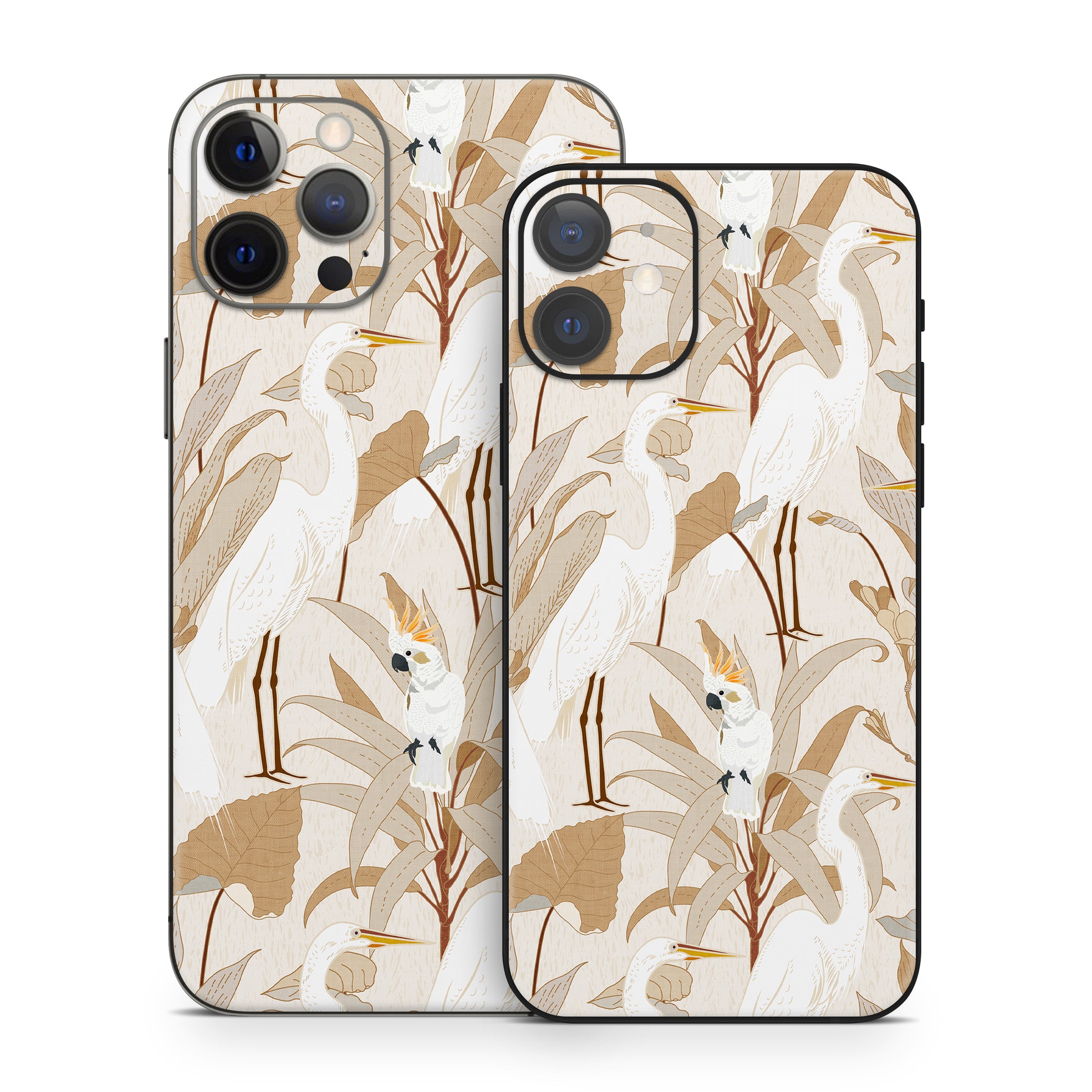 White Cranes Cockatoo - Apple iPhone 12 Skin