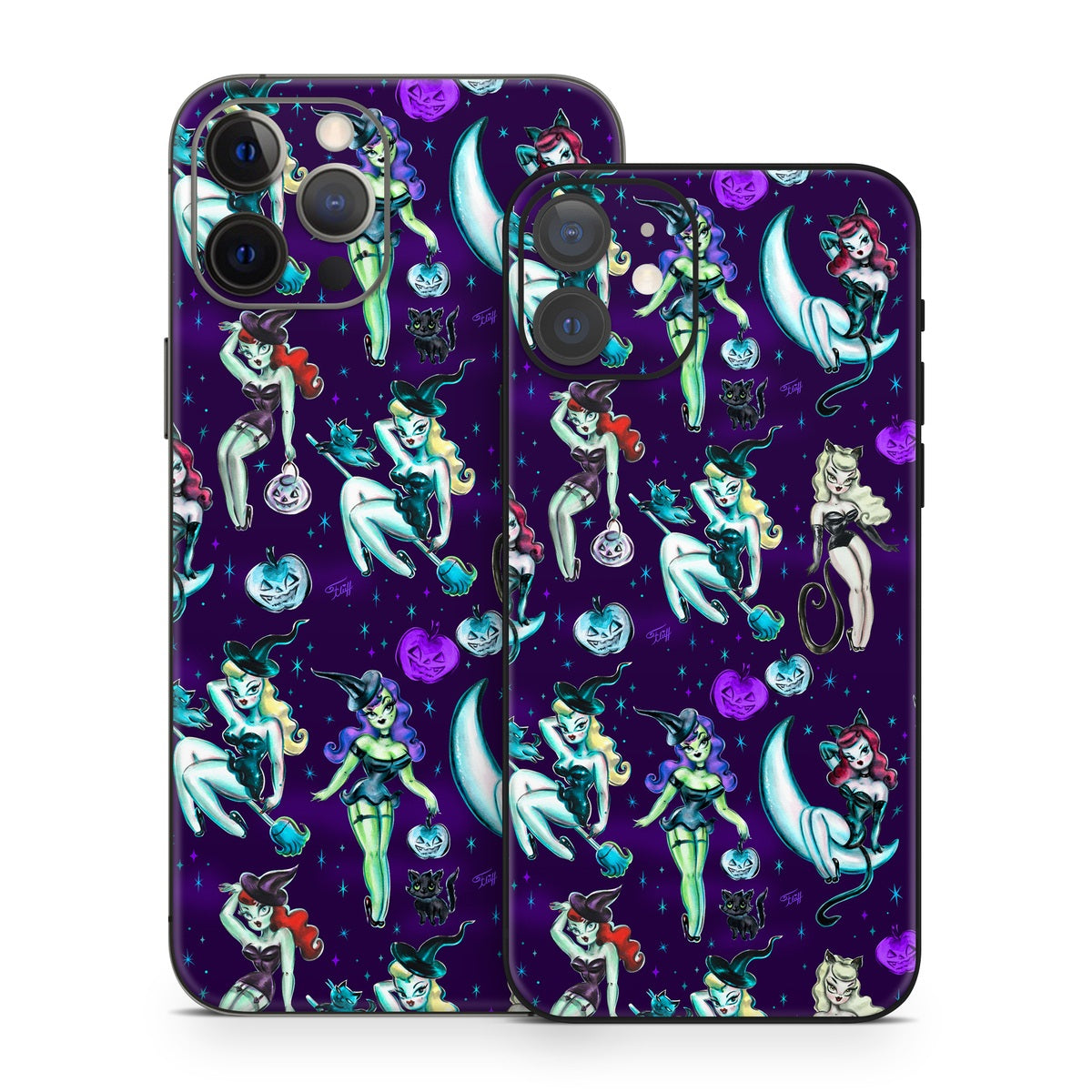 Witches and Black Cats - Apple iPhone 12 Skin