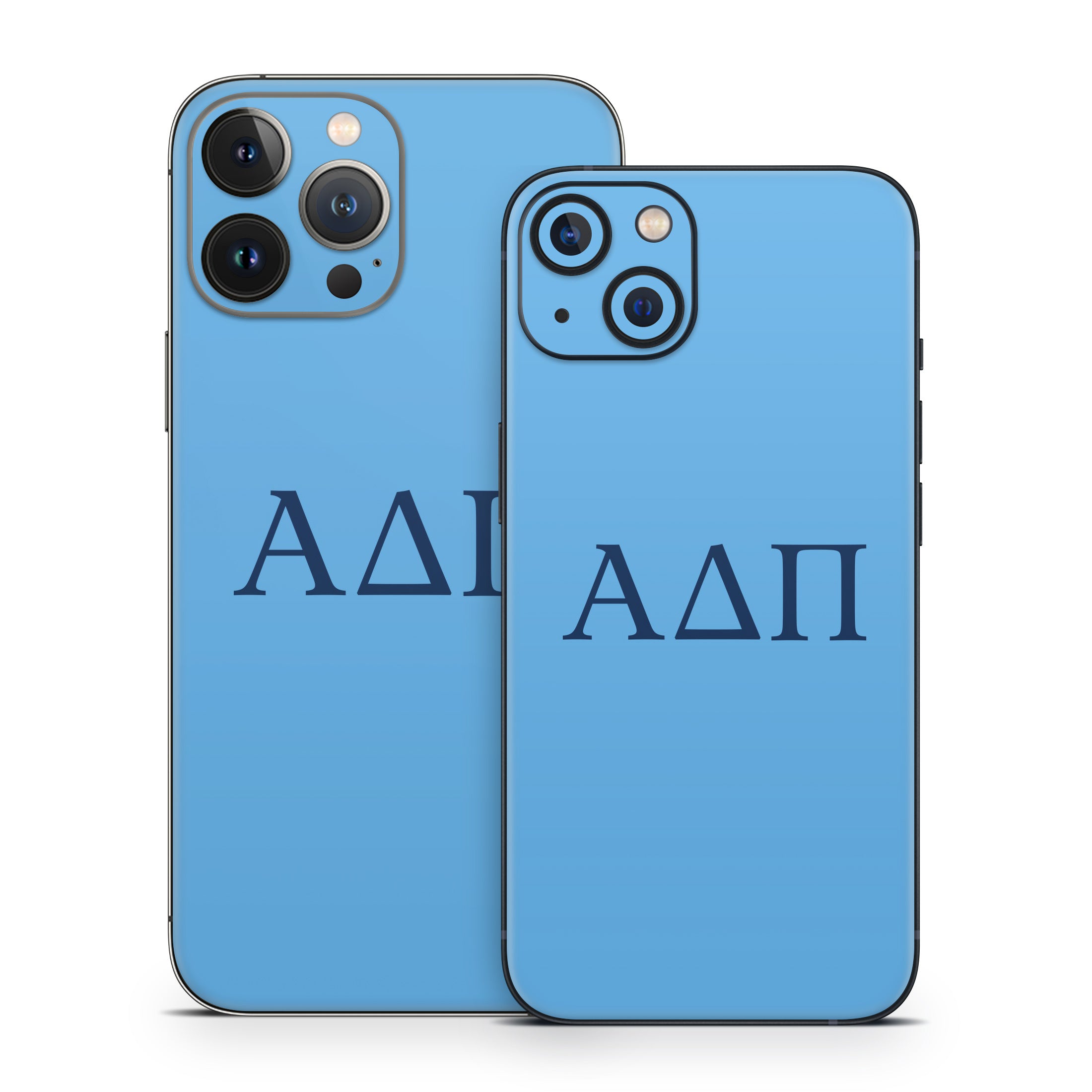 Alpha Delta Pi Greek Letters Adelphean Blue - Apple iPhone 13 Skin