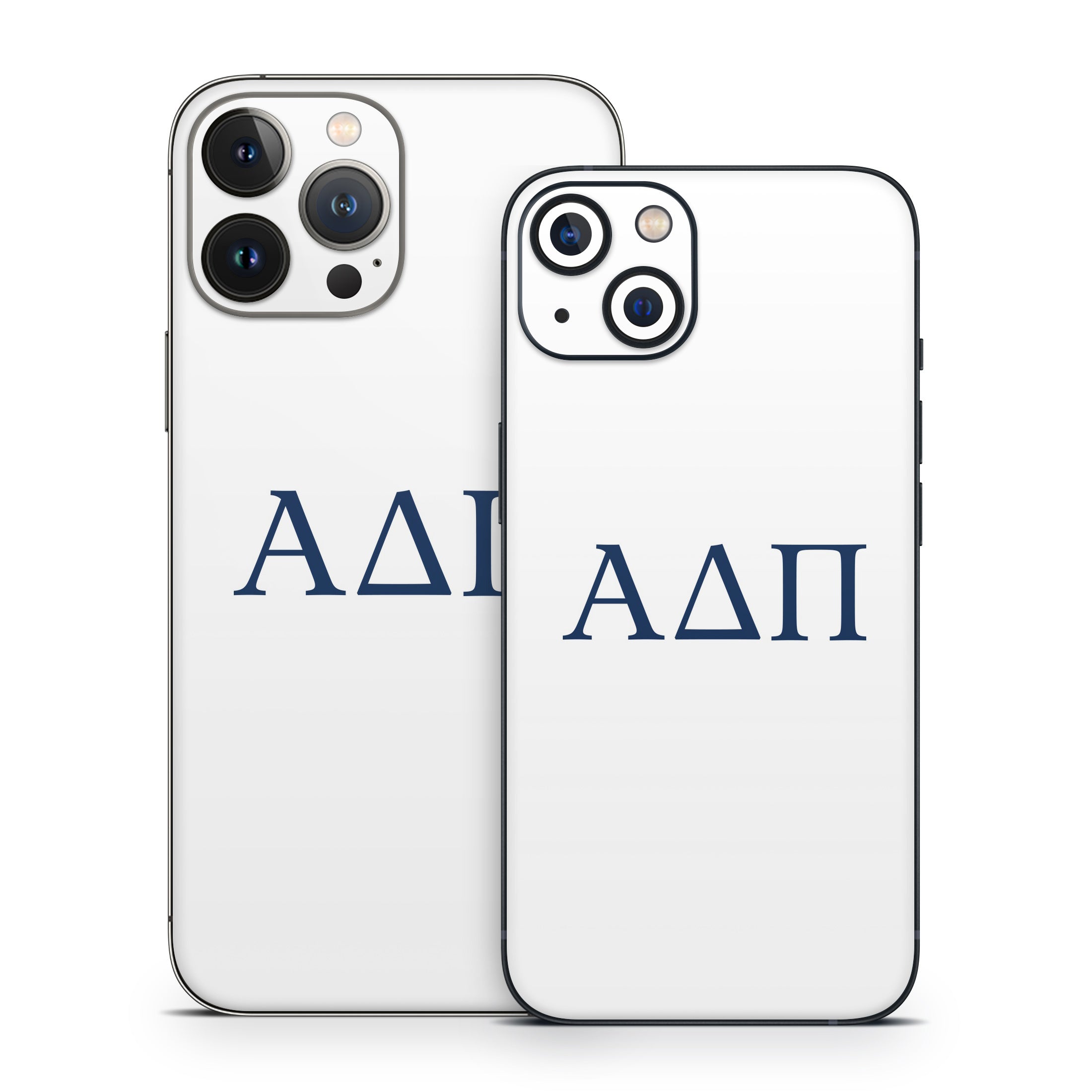 Alpha Delta Pi Greek Letters White - Apple iPhone 13 Skin