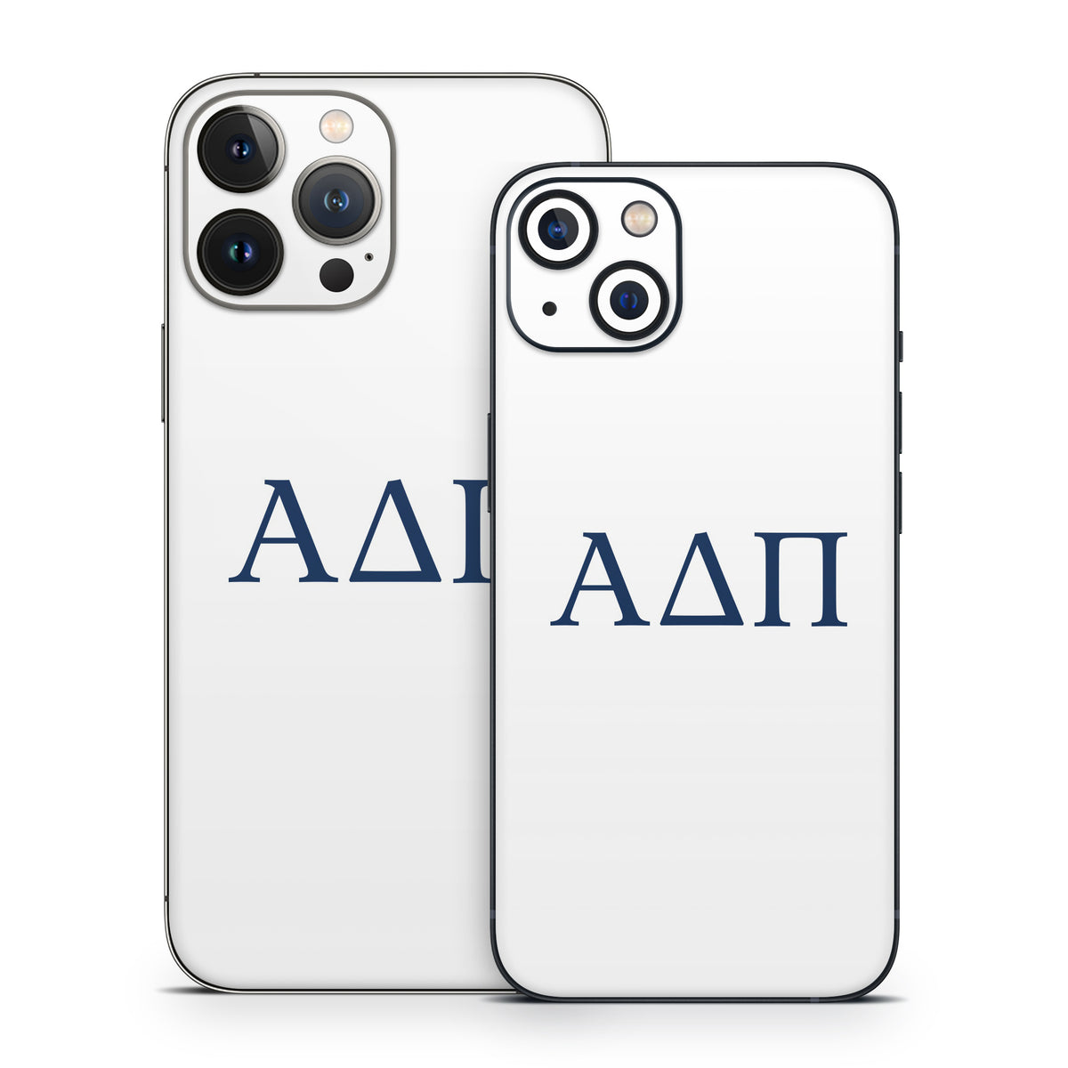 Alpha Delta Pi Greek Letters White - Apple iPhone 13 Skin