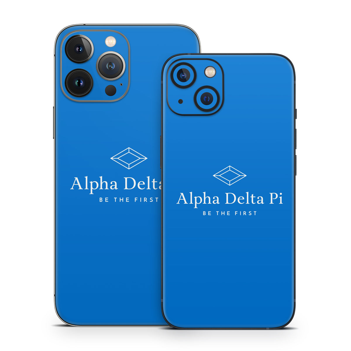 Alpha Delta Pi Primary Logo Azure - Apple iPhone 13 Skin