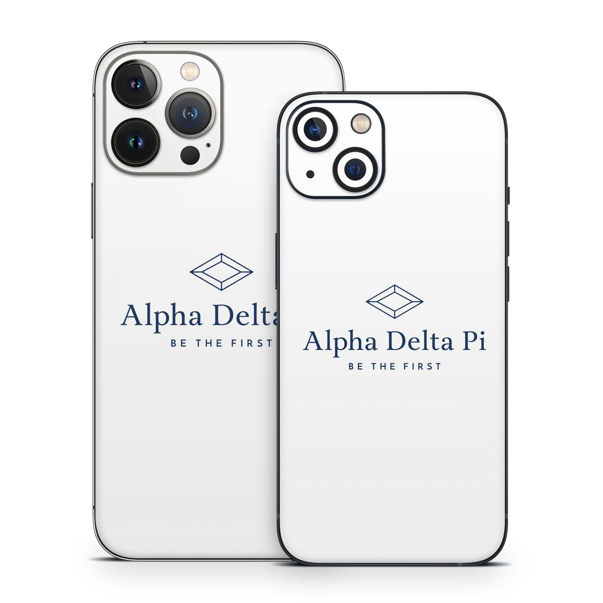 Alpha Delta Pi Primary Logo White - Apple iPhone 13 Skin