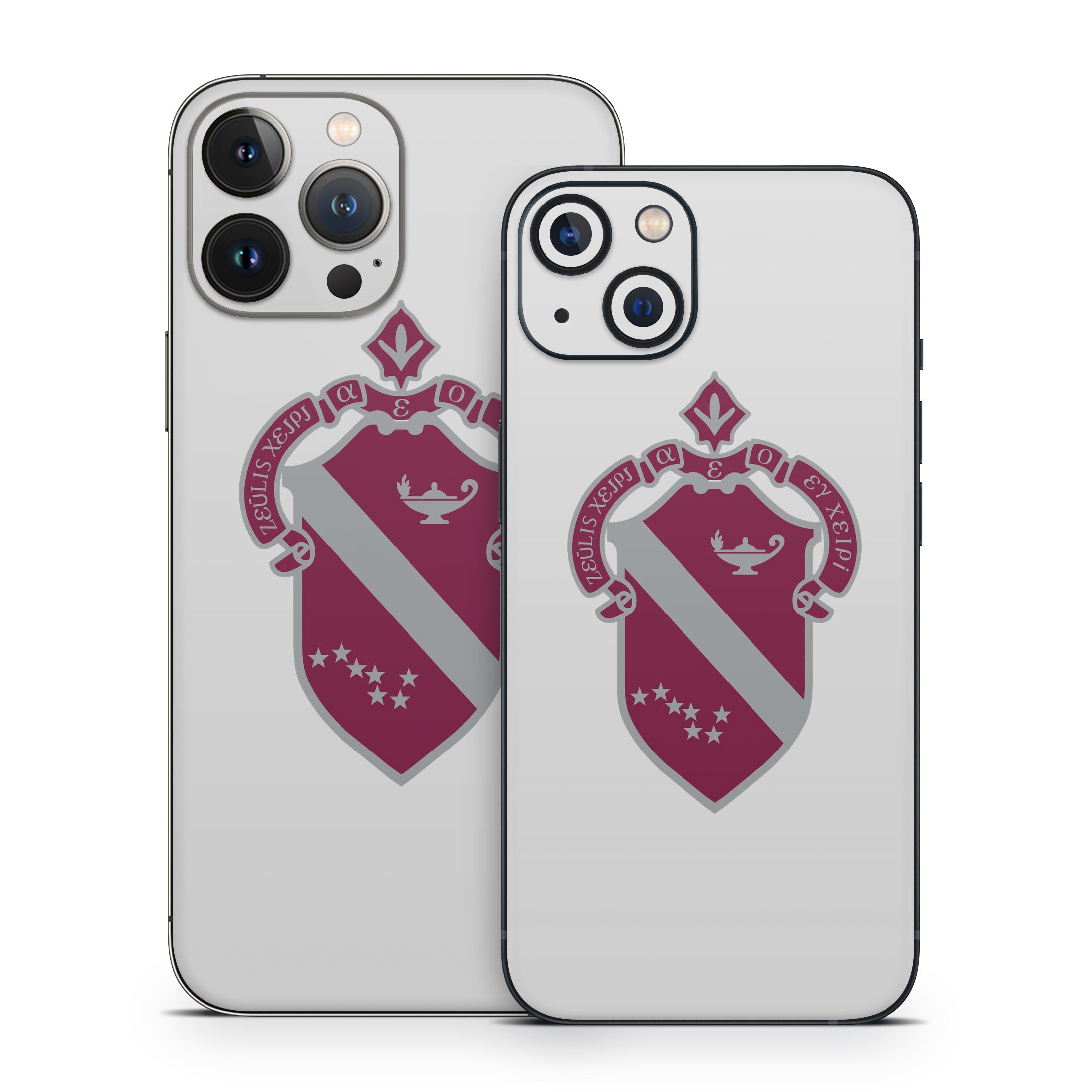 Alpha Phi Crest Silver - Apple iPhone 13 Skin