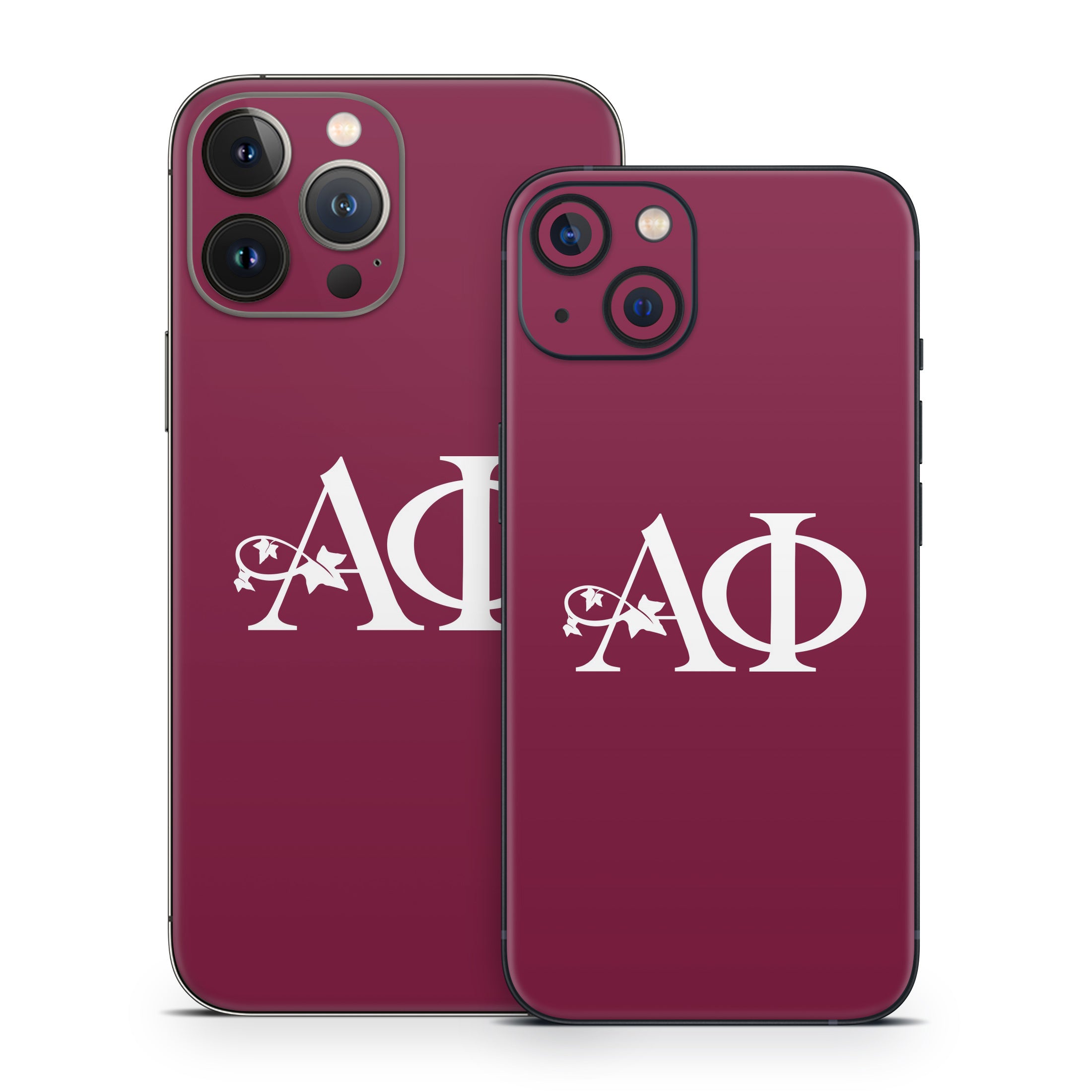 Alpha Phi Greek Letters Bordeaux - Apple iPhone 13 Skin