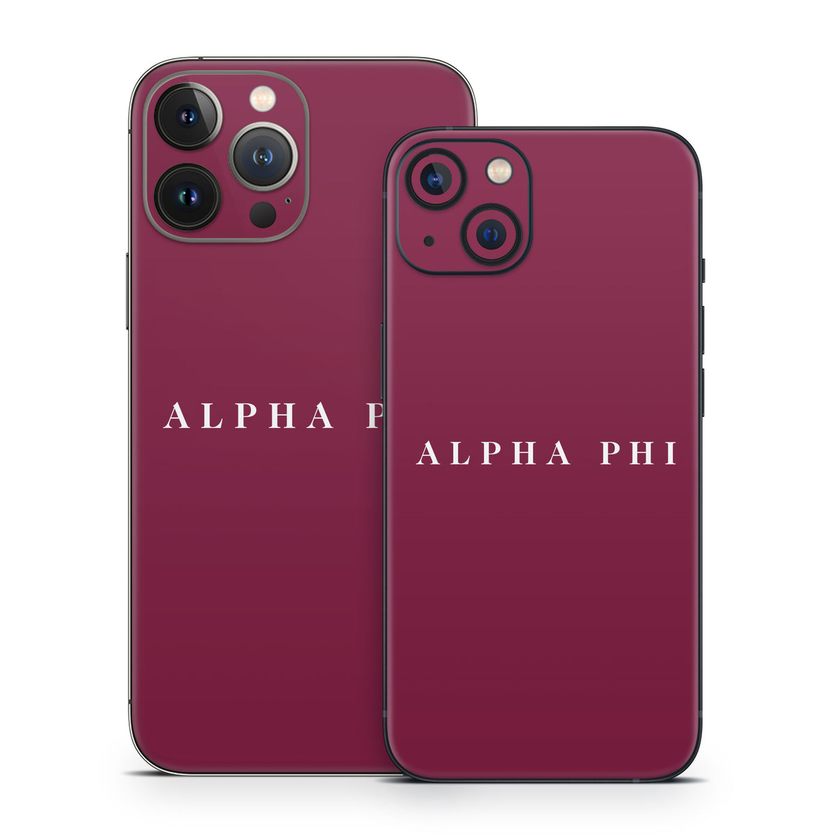 Alpha Phi Wordmark Bordeaux - Apple iPhone 13 Skin
