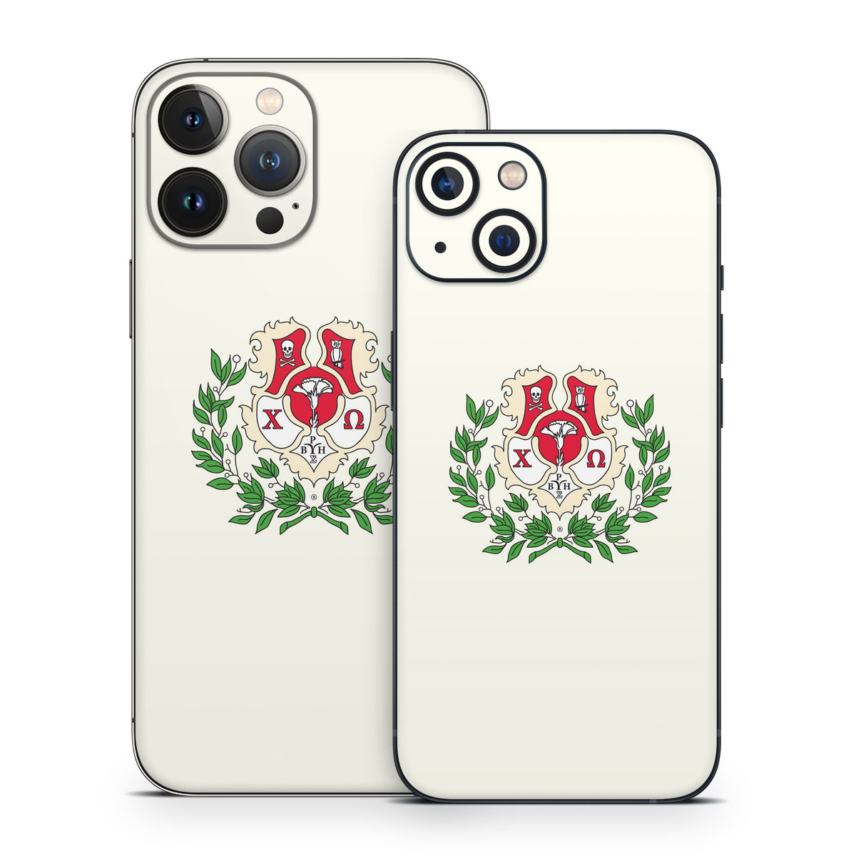 Chi Omega Crest Cream - Apple iPhone 13 Skin