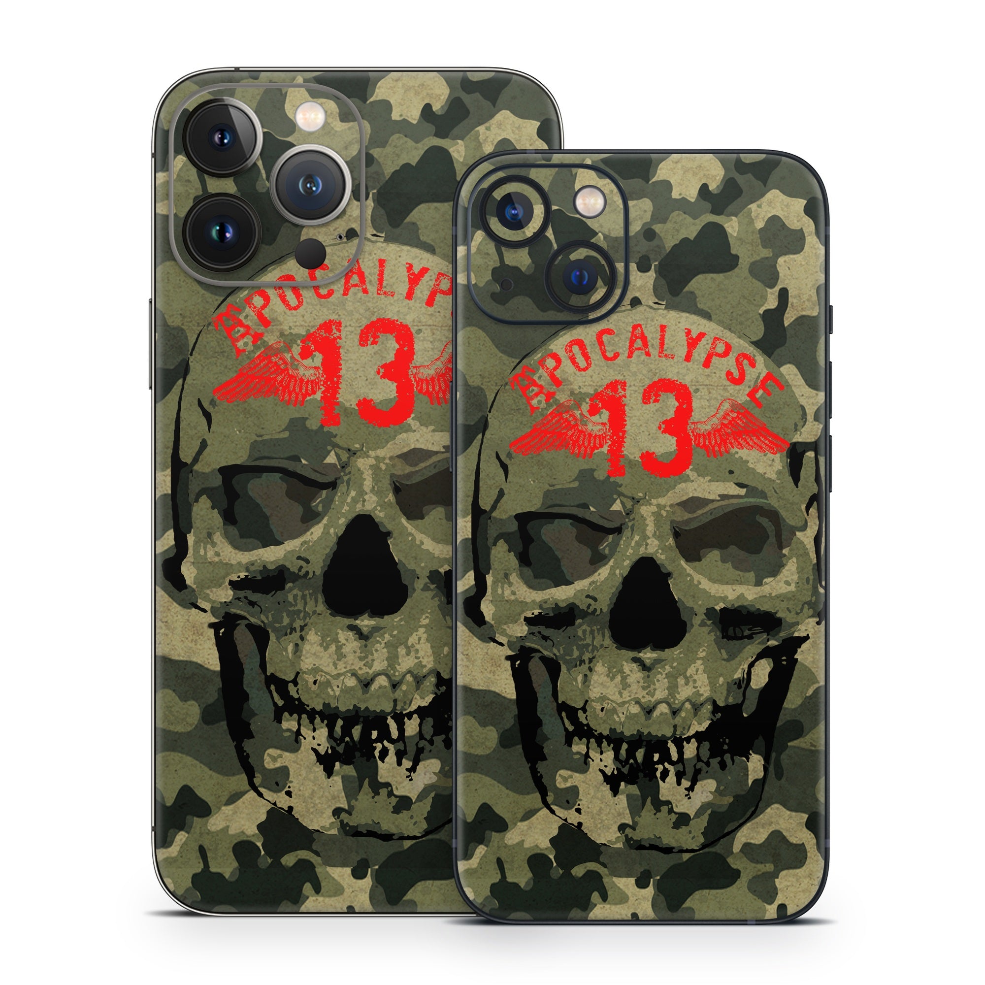 Camo Skull - Apple iPhone 13 Skin