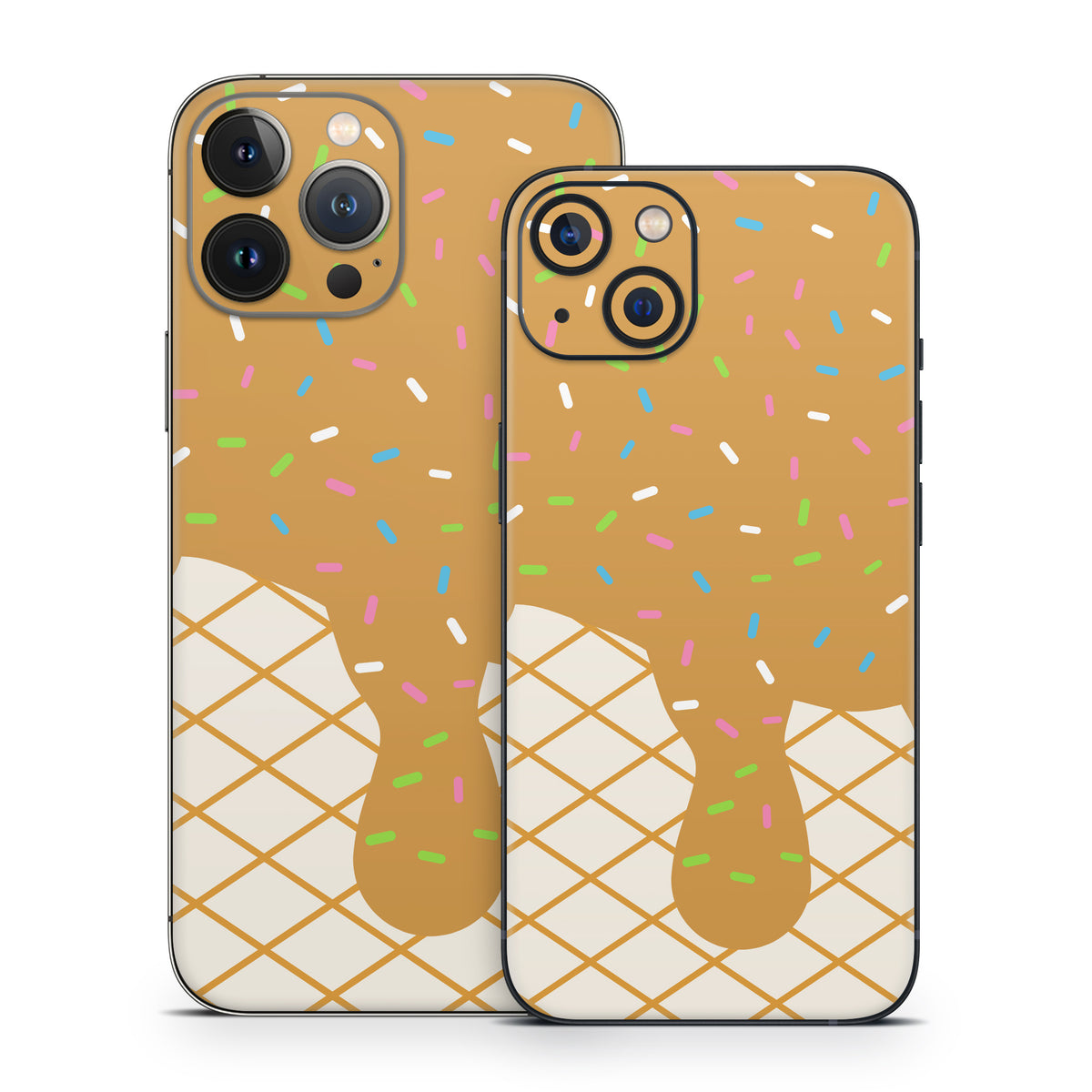 Caramel Ice Cream Drip - Apple iPhone 13 Skin