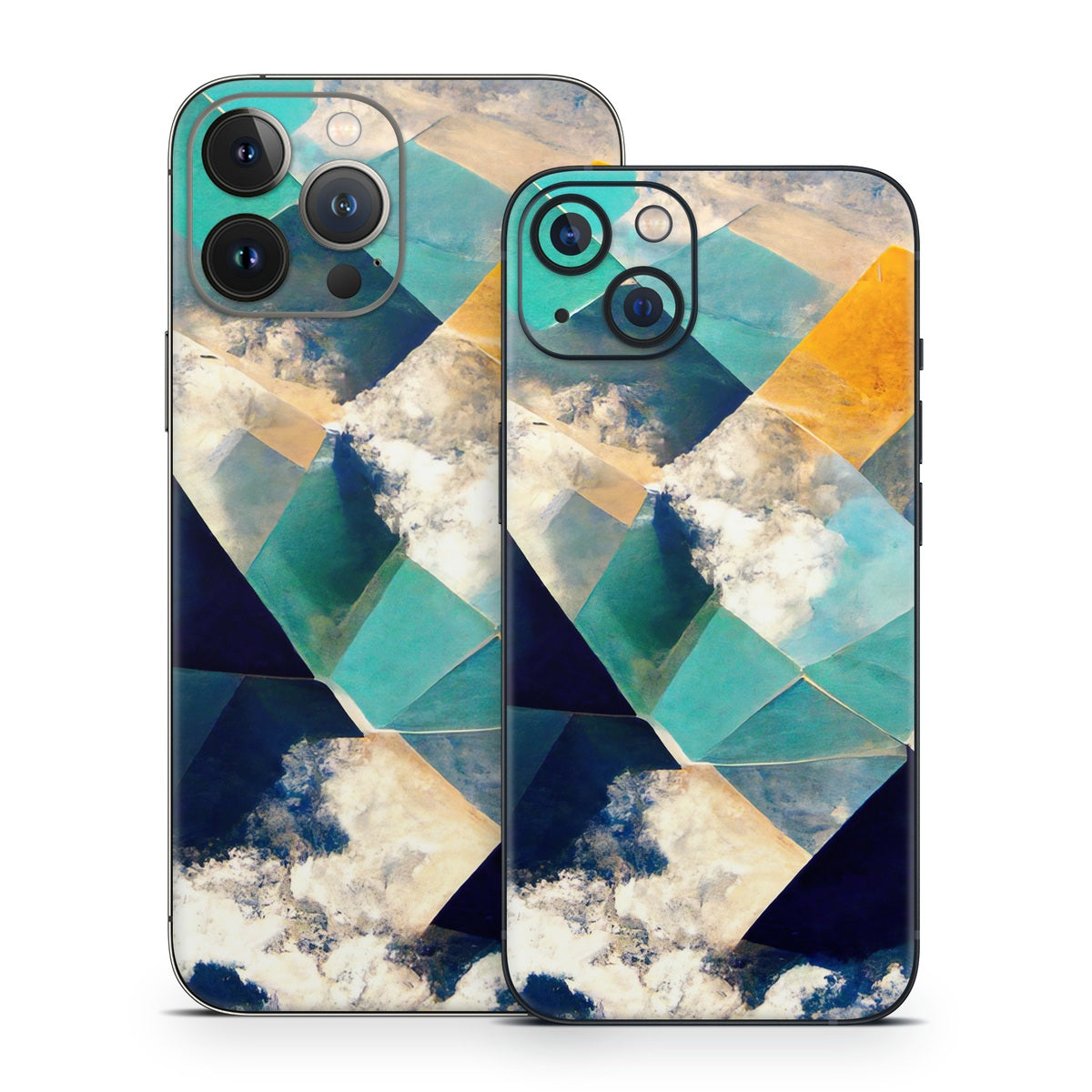 Gold Clouds - Apple iPhone 13 Skin