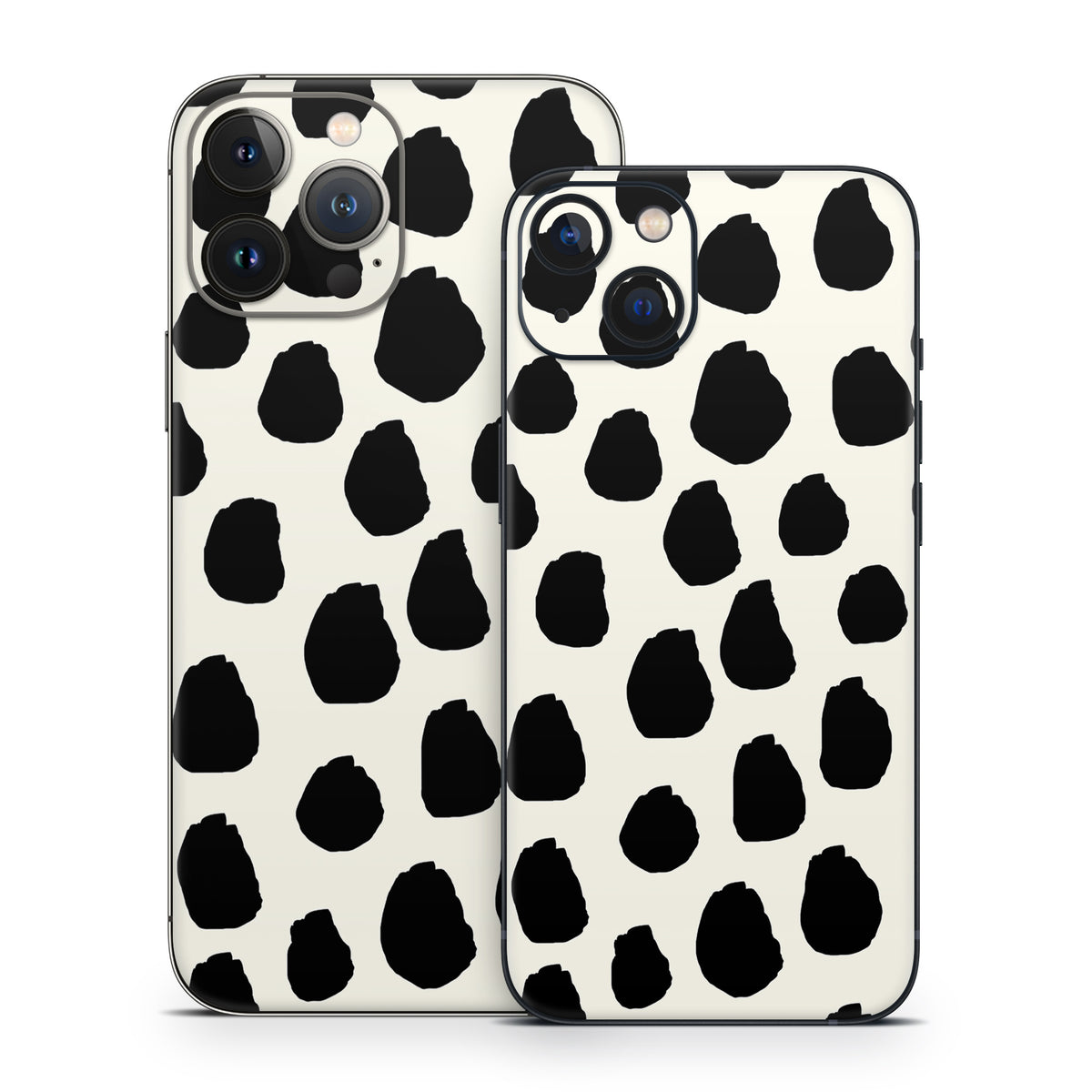 Inky Spots Cream - Apple iPhone 13 Skin