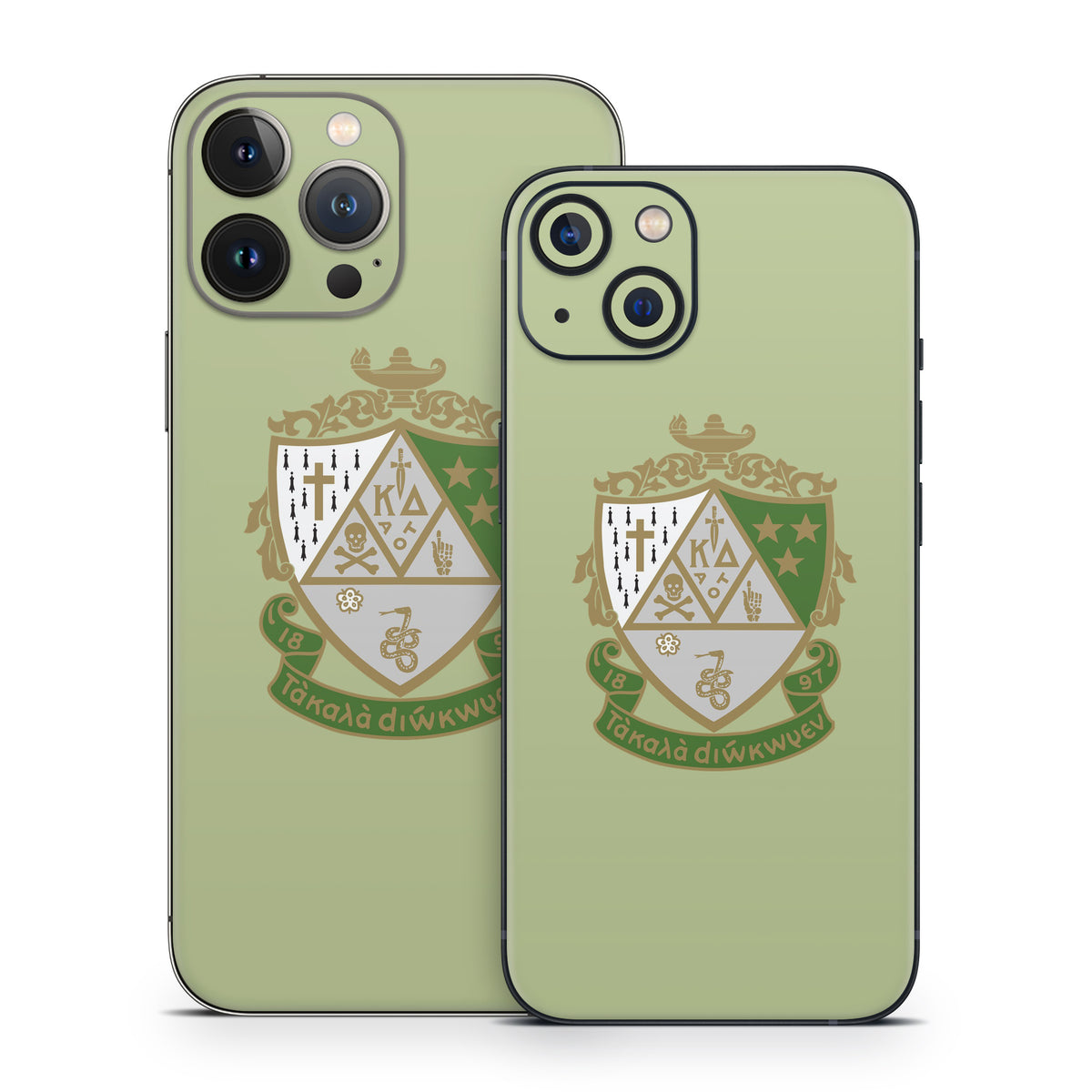 Kappa Delta Crest Light Olive - Apple iPhone 13 Skin