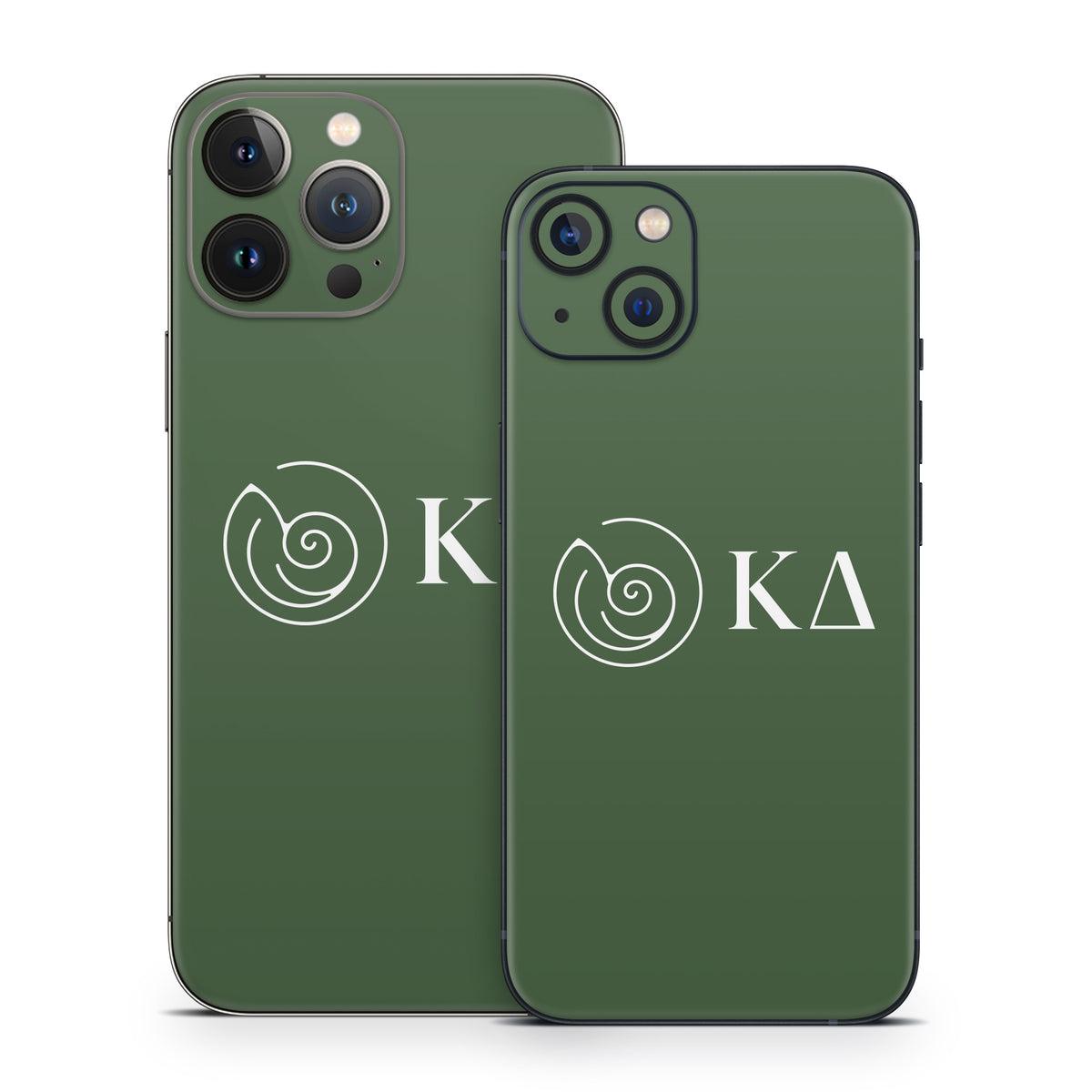 Kappa Delta Greek Letters Dark Olive - Apple iPhone 13 Skin