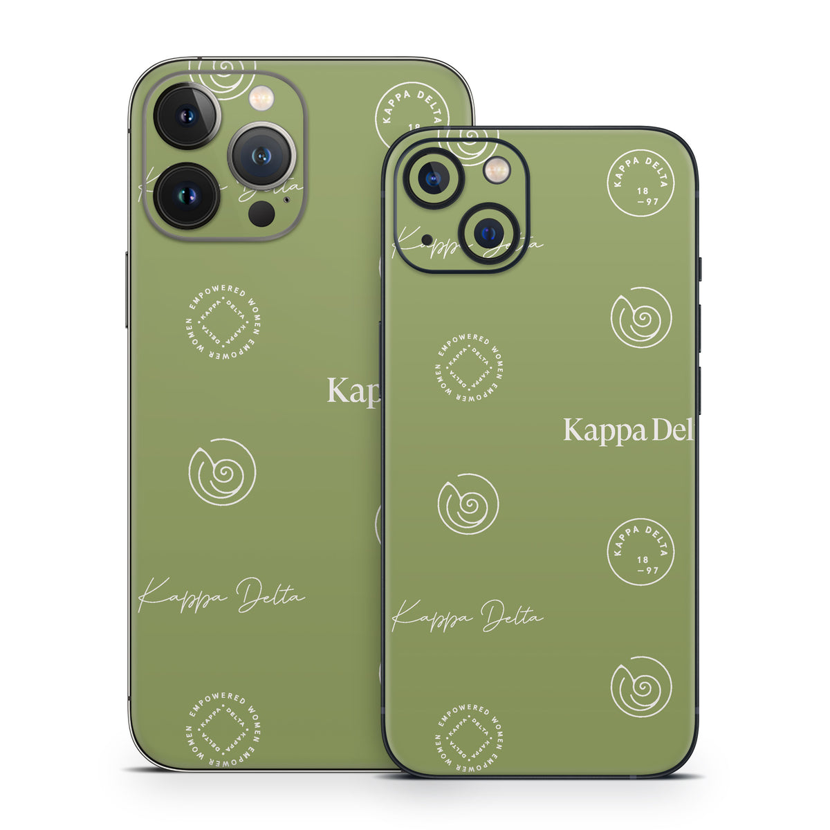 Kappa Delta Pattern - Apple iPhone 13 Skin