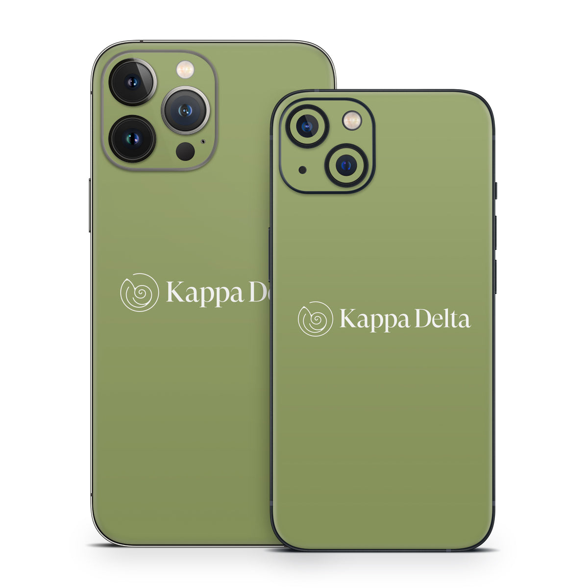 Kappa Delta Secondary Logo KD Olive - Apple iPhone 13 Skin
