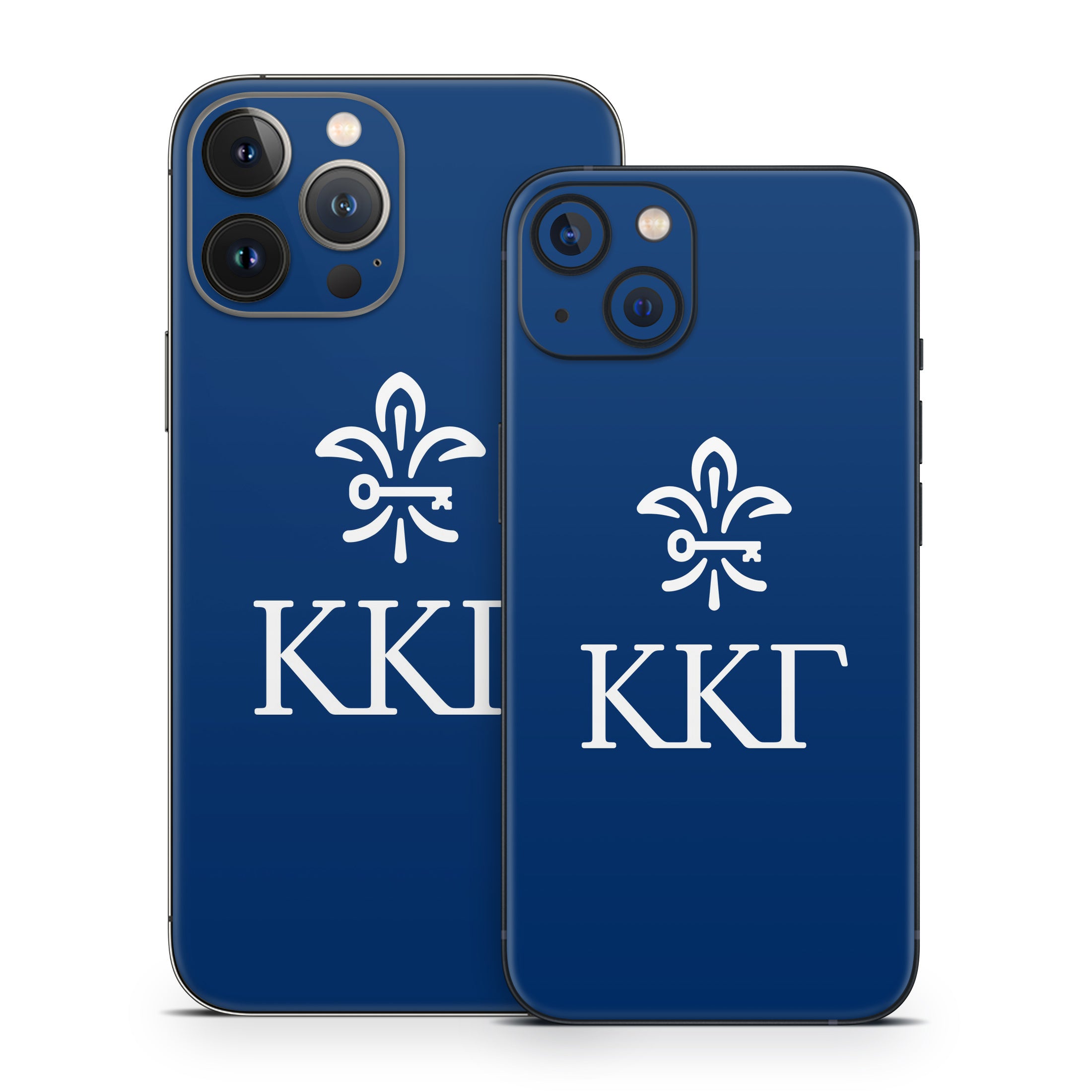 Kappa Kappa Gamma Letterkey Vertical Kappa Blue - Apple iPhone 13 Skin